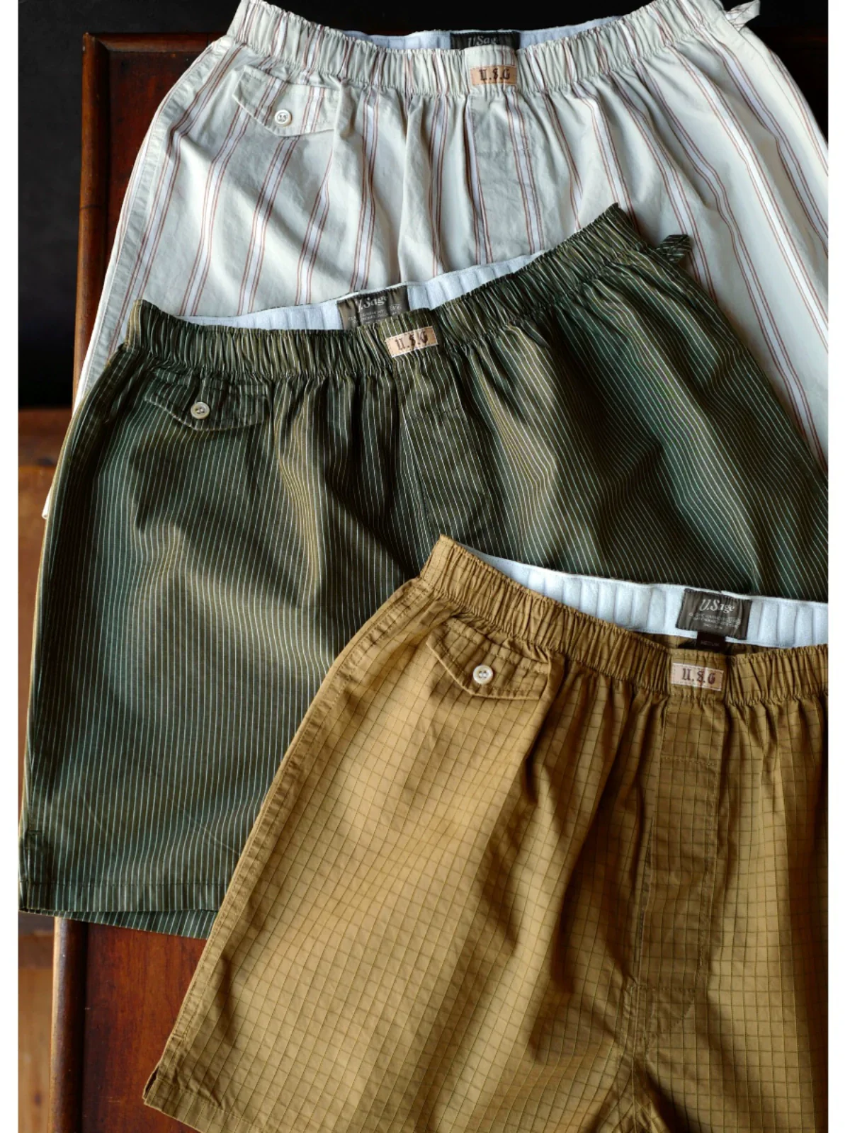 High-Density Cotton Woven Boxer Shorts