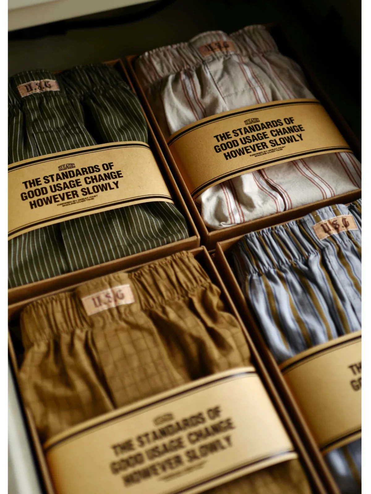 High-Density Cotton Woven Boxer Shorts - Image 4