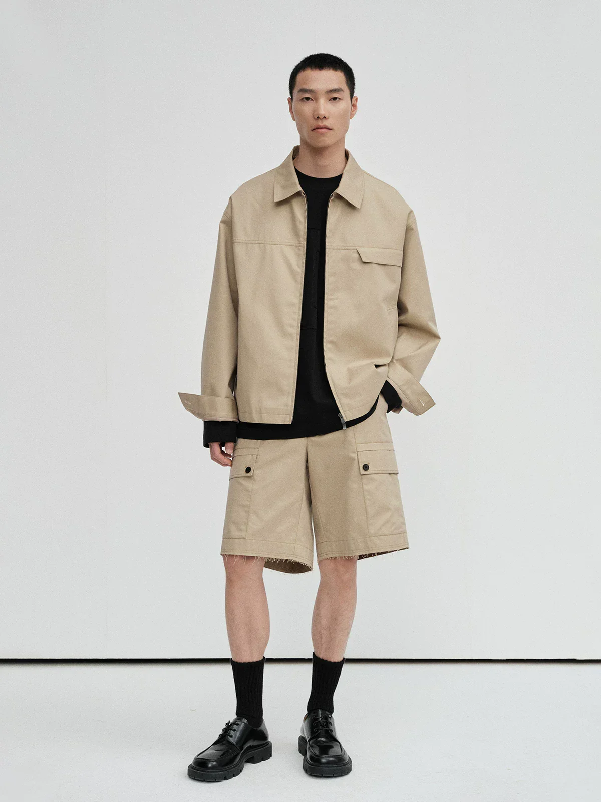 High-Density Cotton Zip Jacket - Image 2