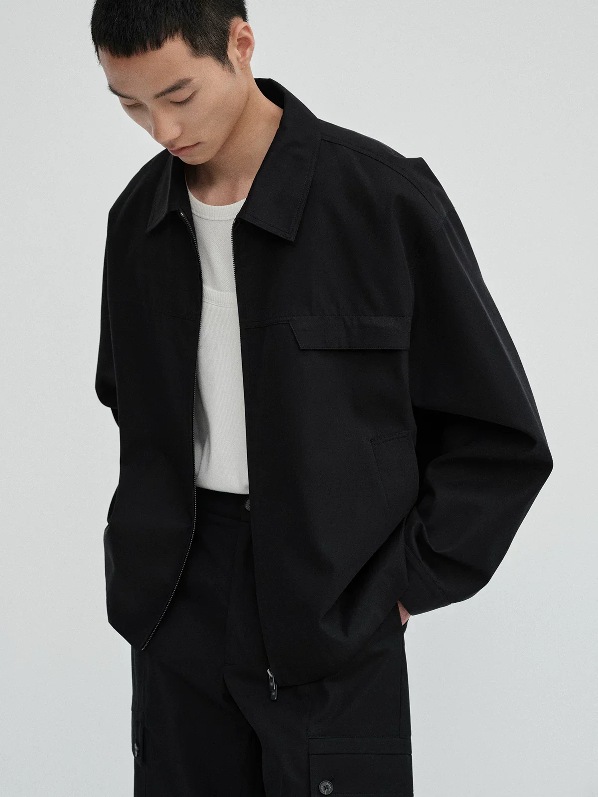 High-Density Cotton Zip Jacket - Image 5