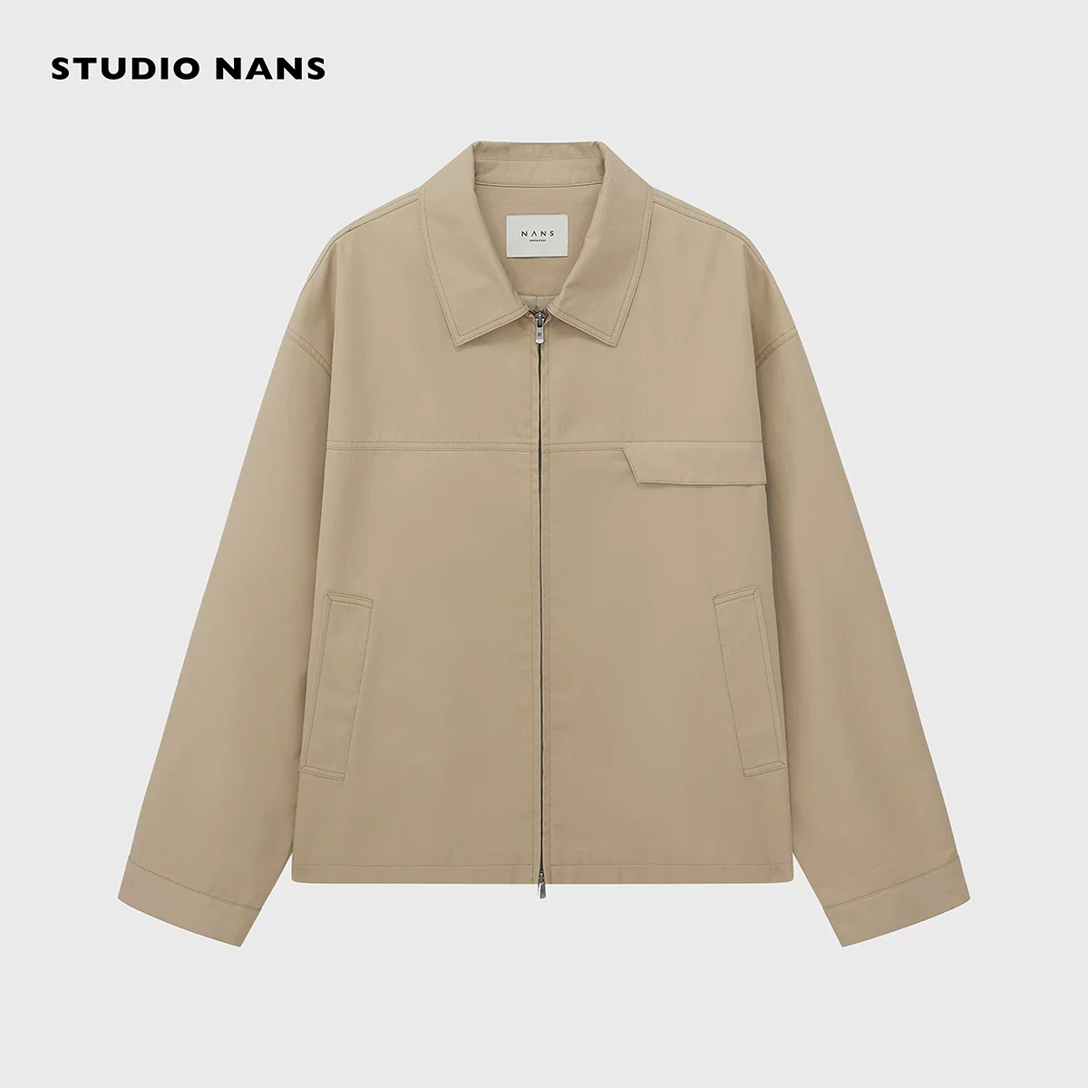 High-Density Cotton Zip Jacket - Image 6