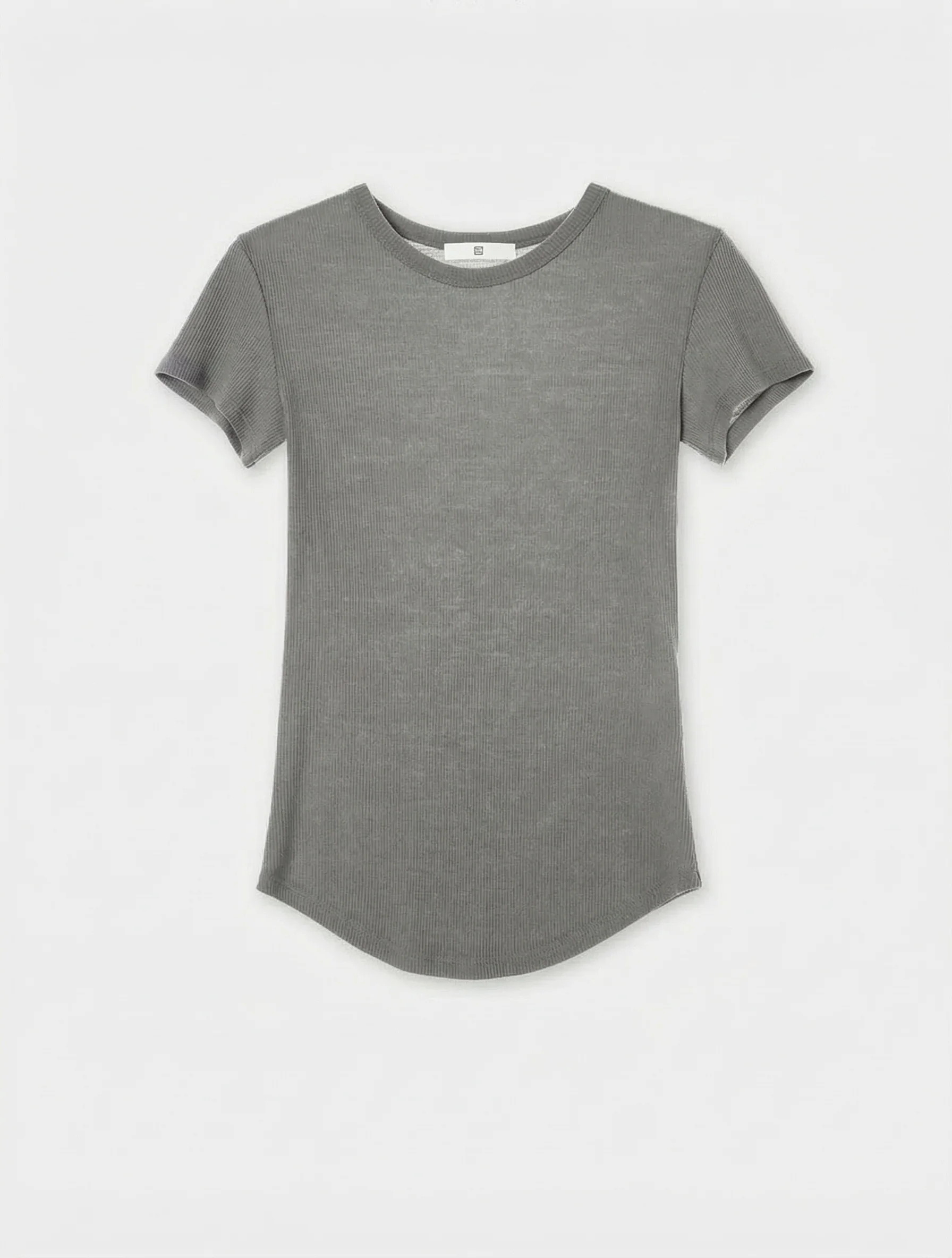 High Elastic Ribbed T-Shirt - Image 4
