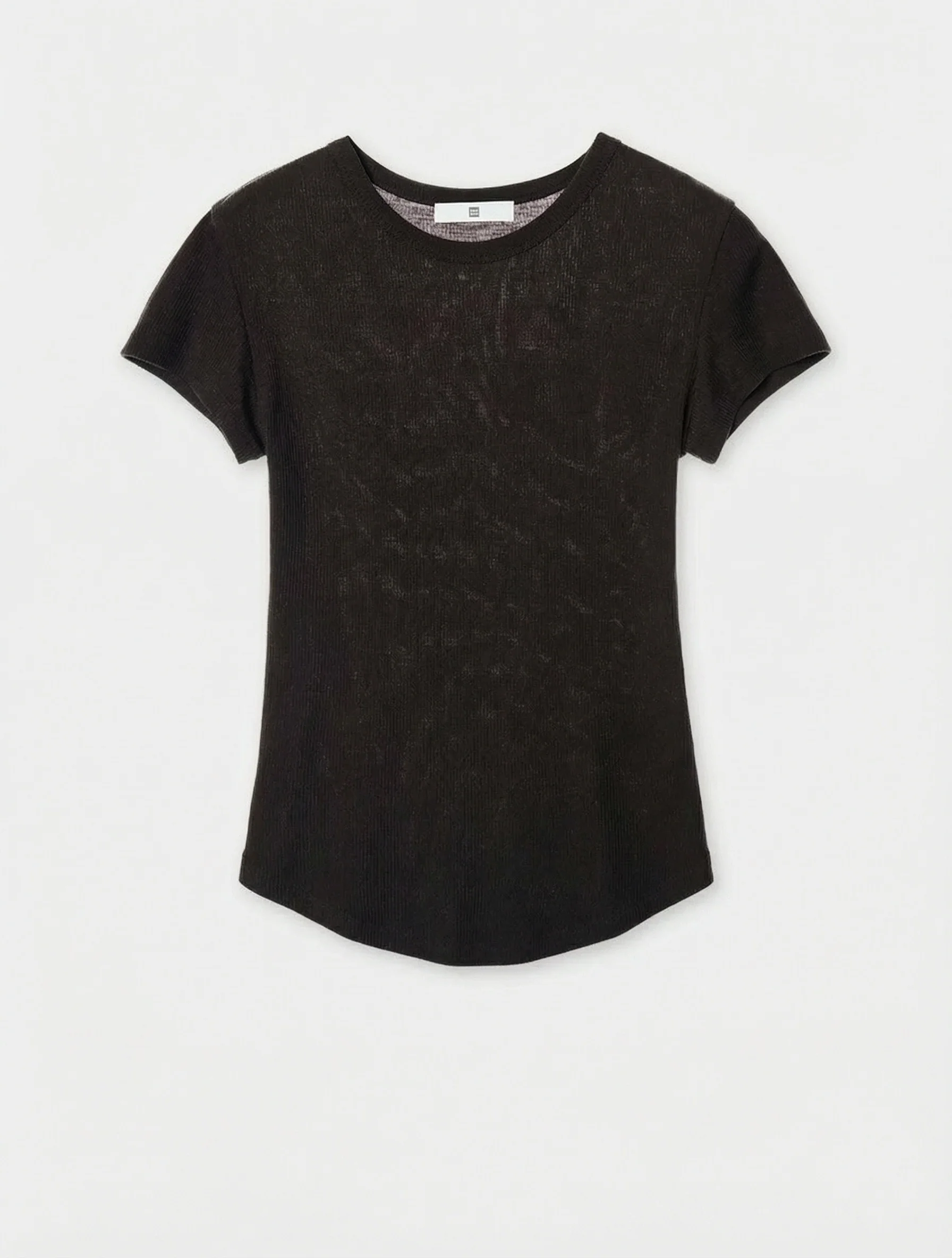 High Elastic Ribbed T-Shirt - Image 5
