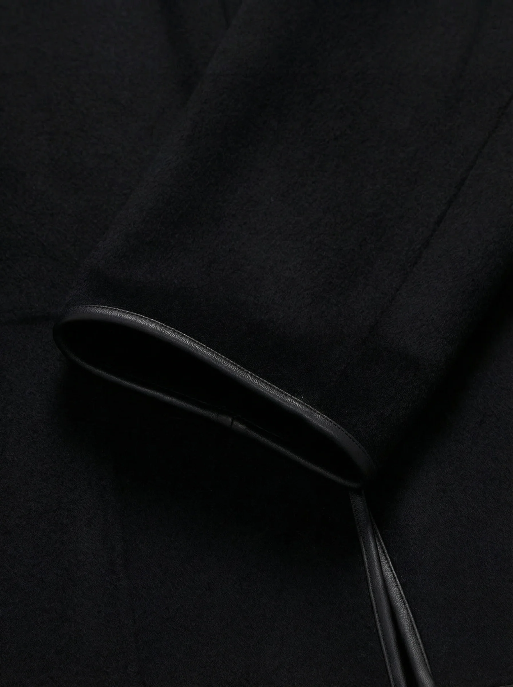 High-Neck A-Line Coat