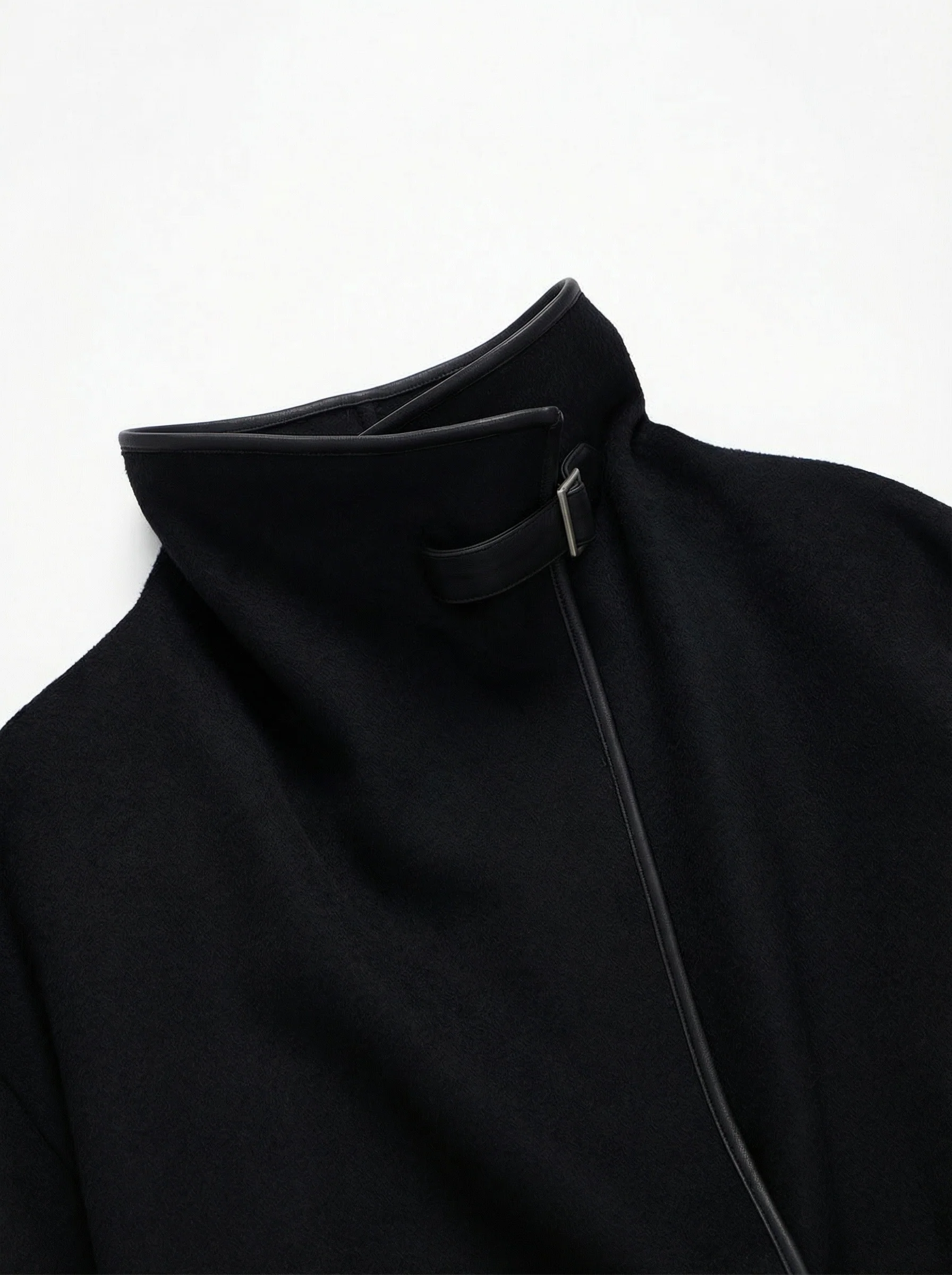 High-Neck A-Line Coat - Image 2