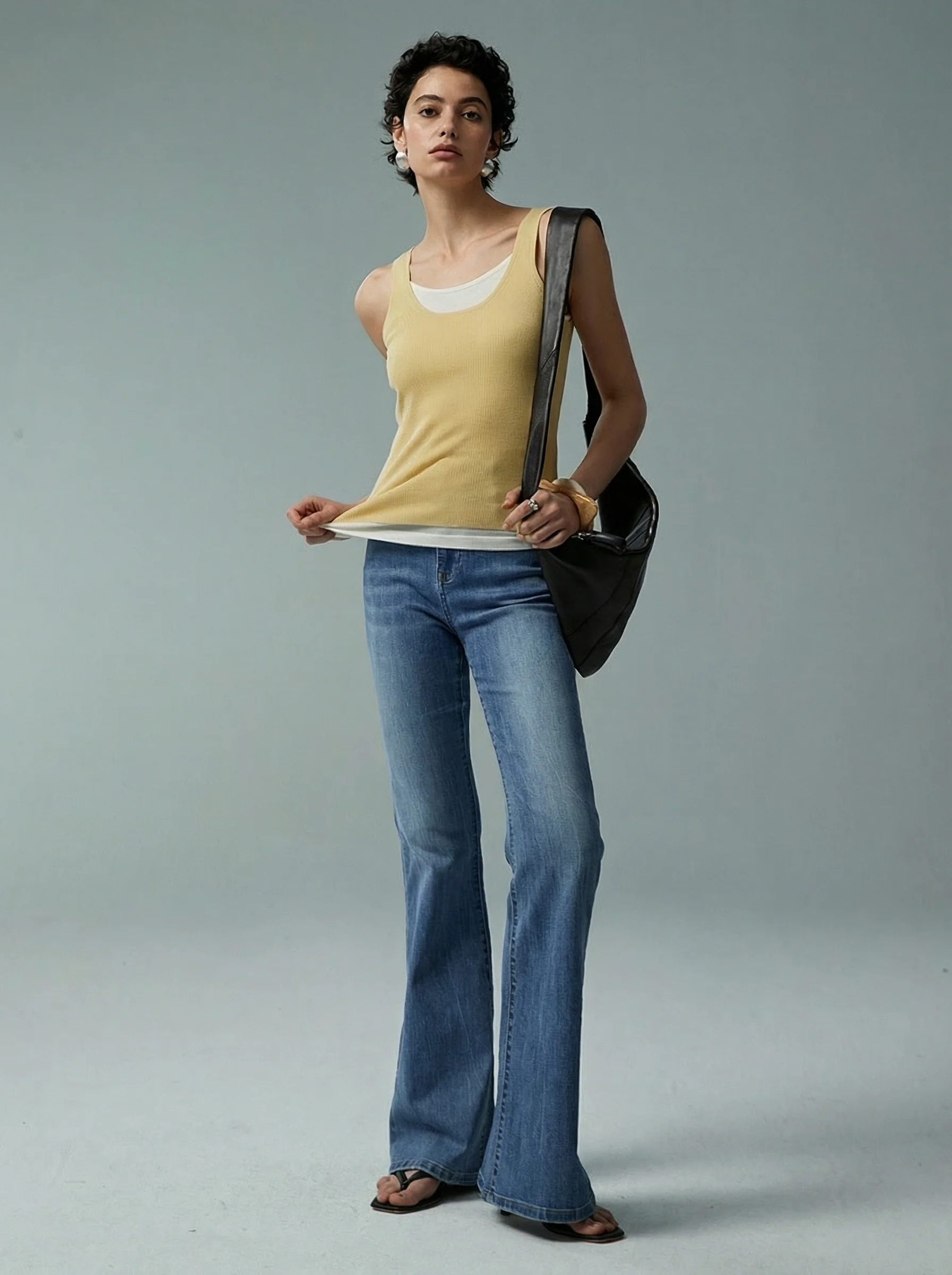 High-Rise Flare Jeans - Image 4