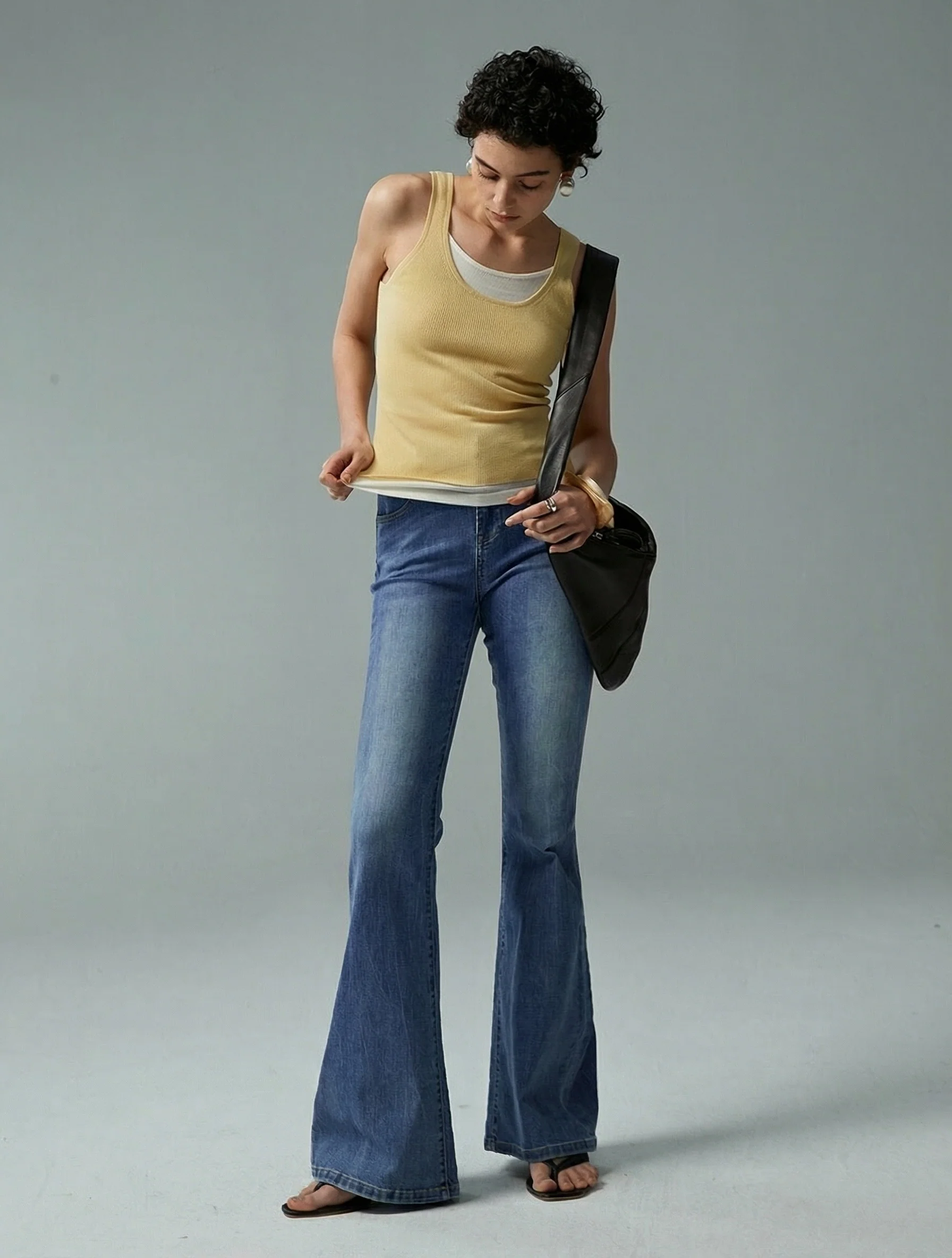 High-Rise Flare Jeans - Image 5