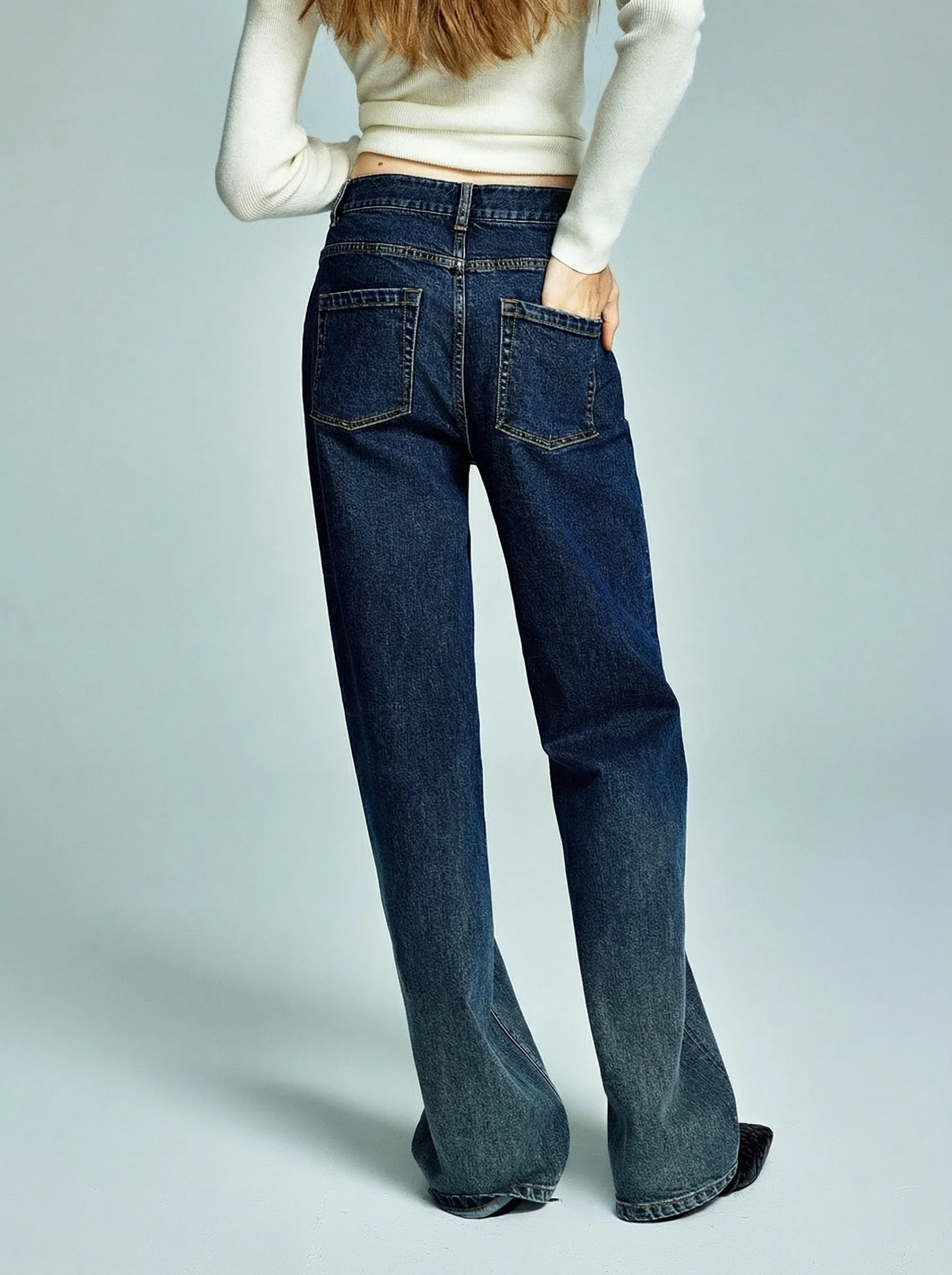 High-Rise Flare Jeans - Image 3