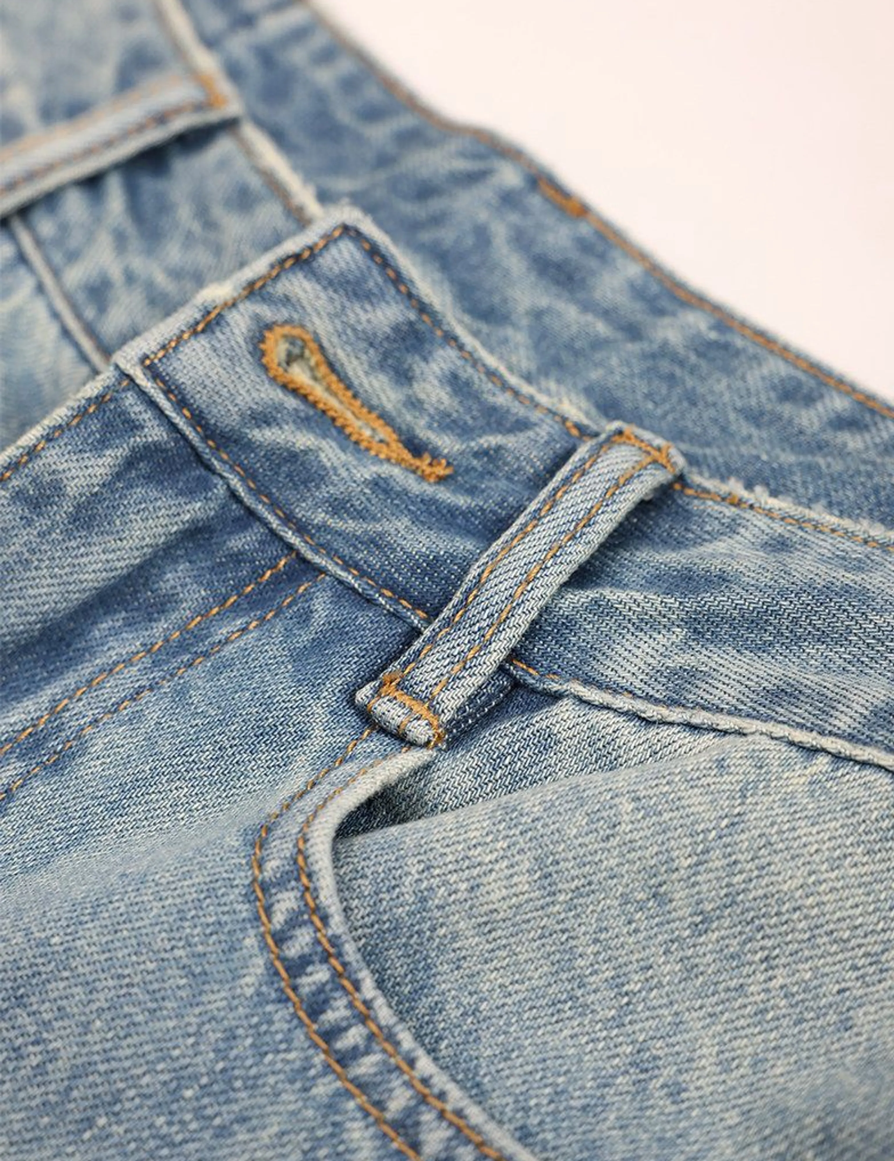 High-Rise Straight Jeans - Image 5
