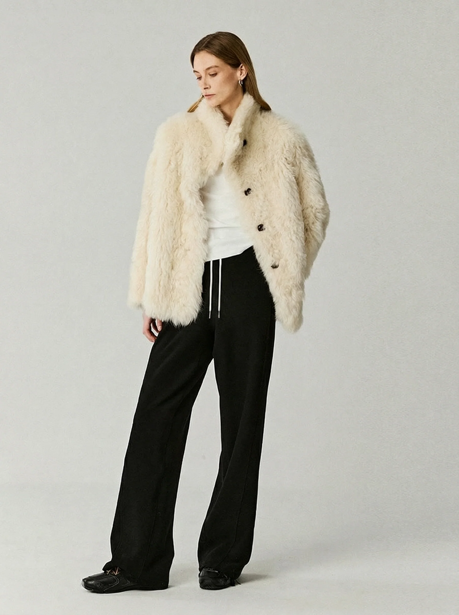High-Rise Wide-Leg Drawstring Pants - Image 7