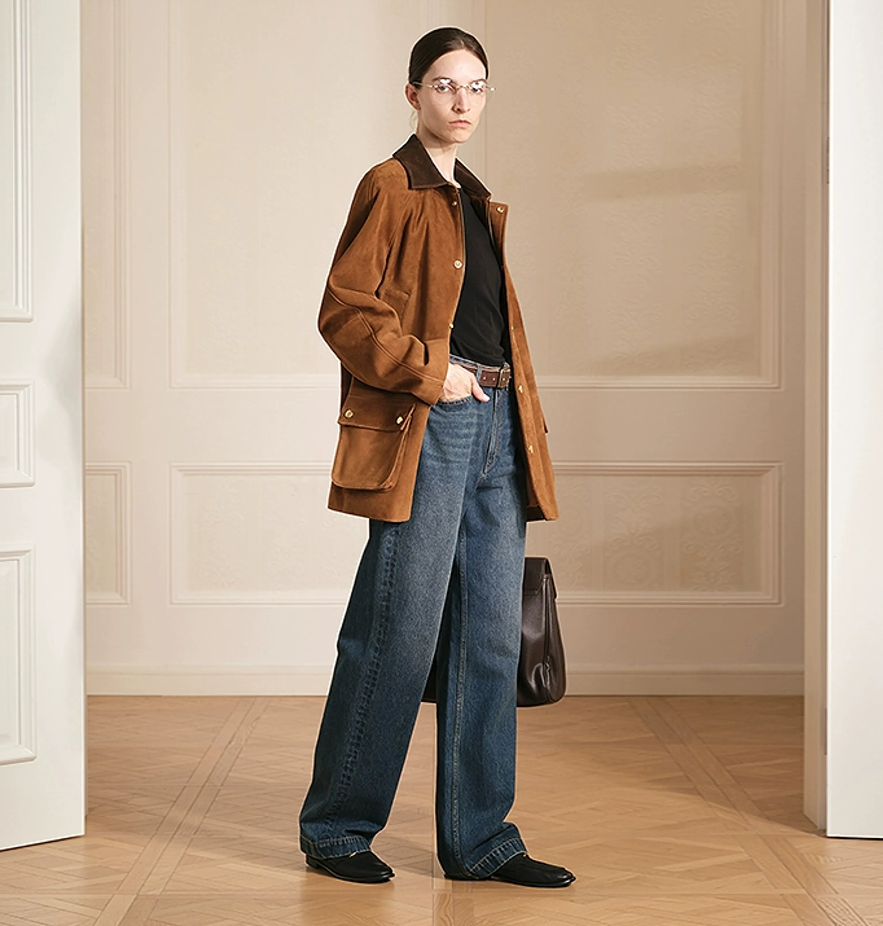 High-Rise Wide-Leg Jeans - Image 2