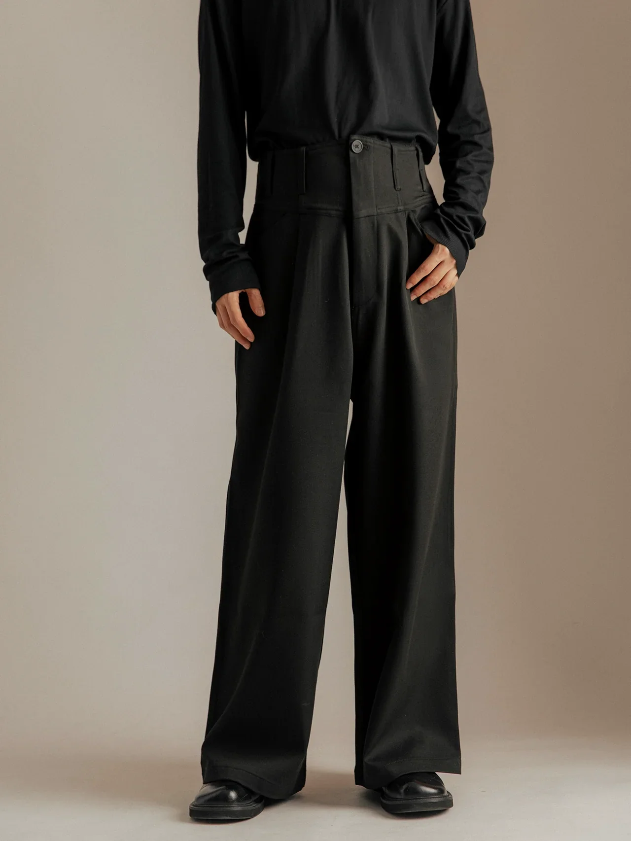 High-Rise Wide-Leg Trousers - Image 3
