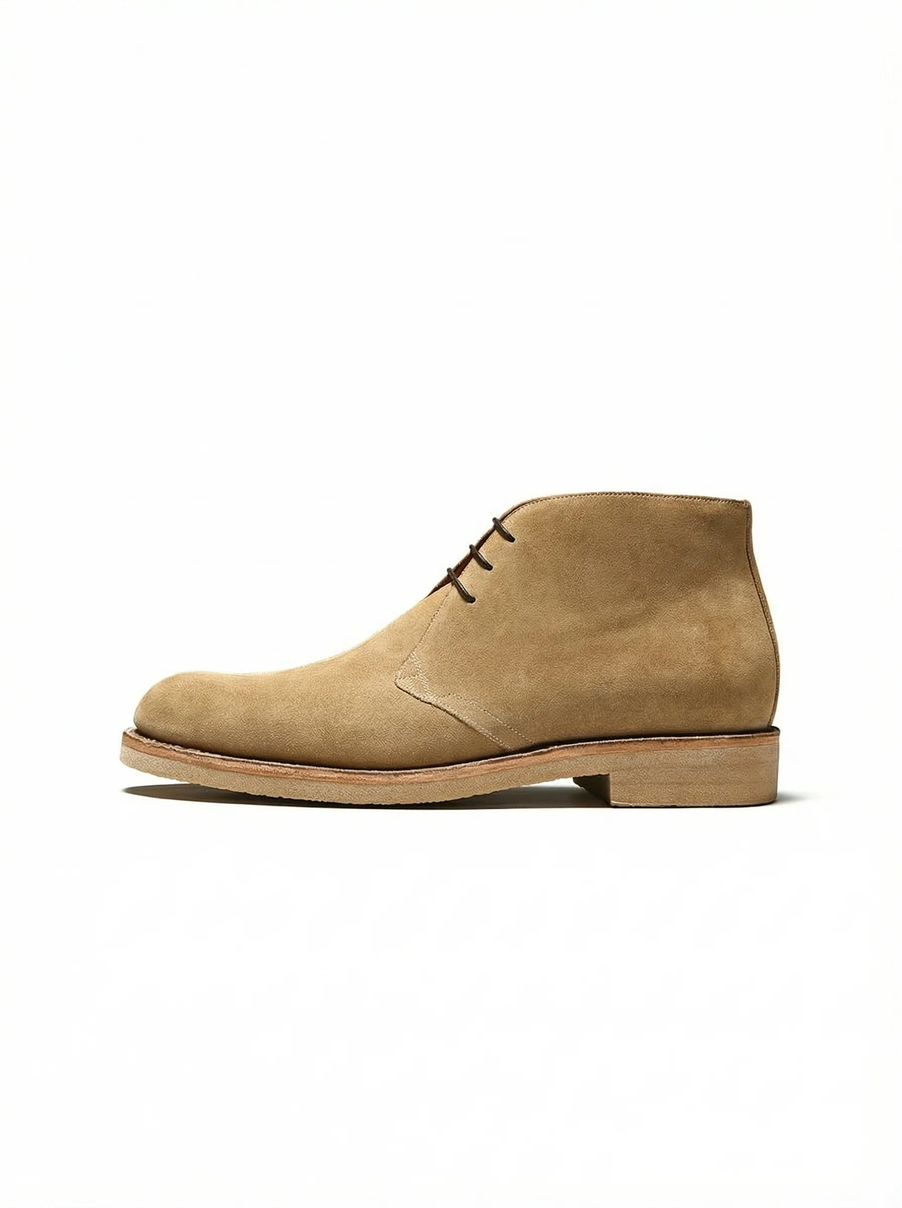 High-Top Suede Desert Boots - Image 5