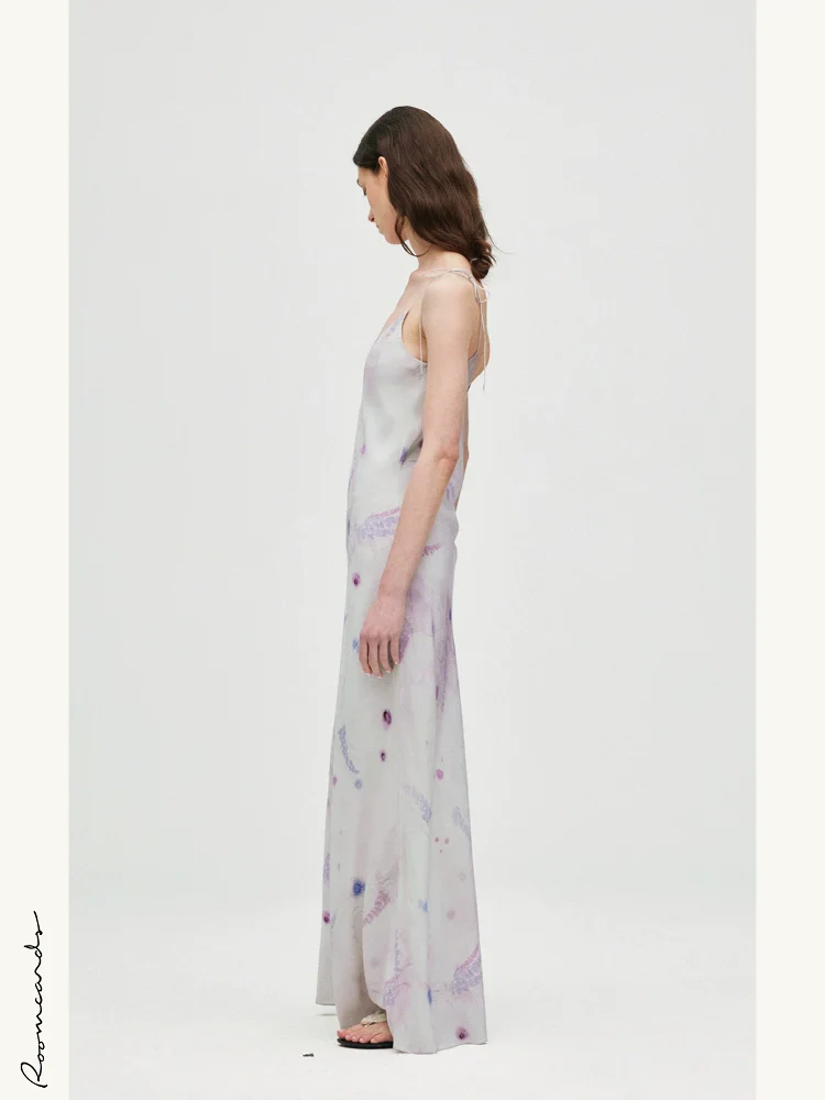 High-Waist A-Line Slip Dress - Image 3