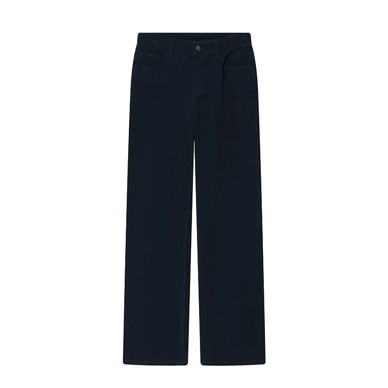 High-Waist Corduroy Wide-Leg Trousers - Image 2
