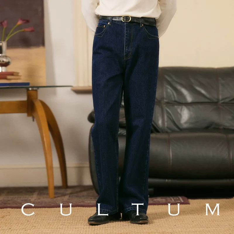 High-Waist Denim Jeans - Image 2