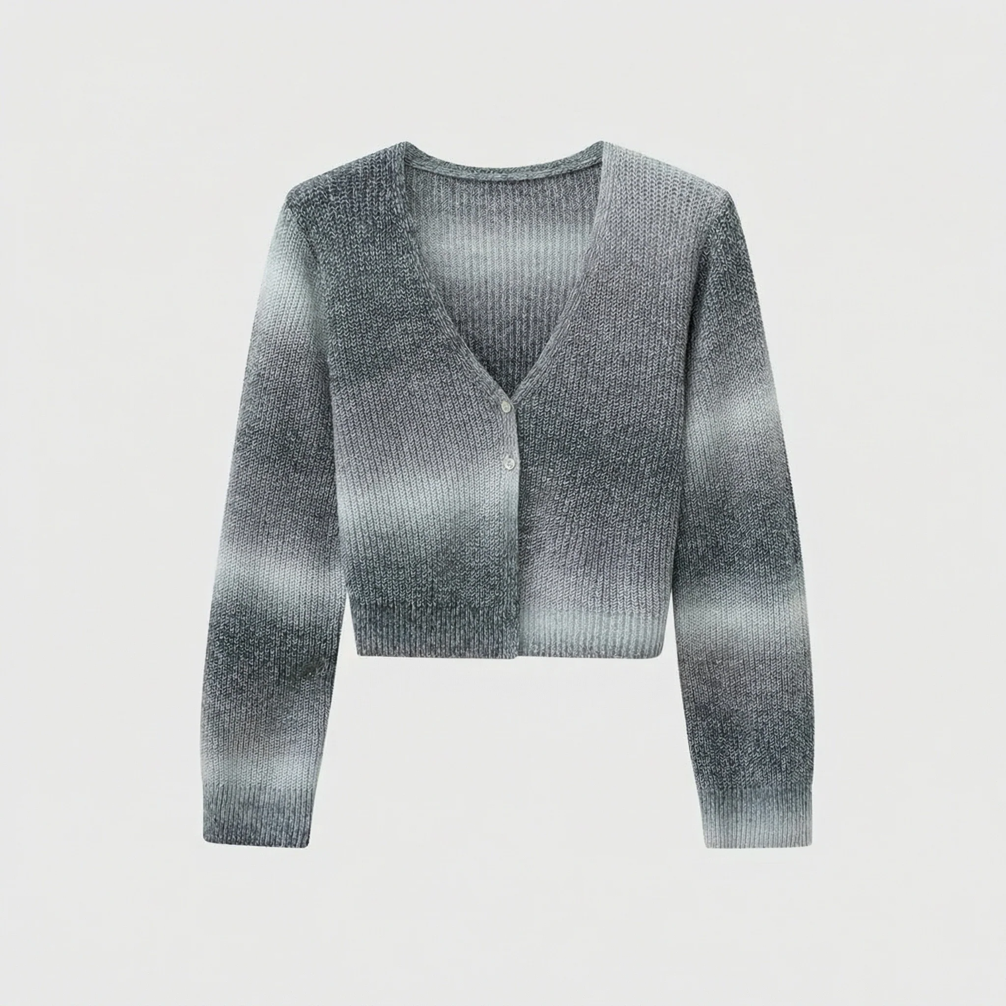 High Waist Knit Cardigan and Camisole Set - Image 5