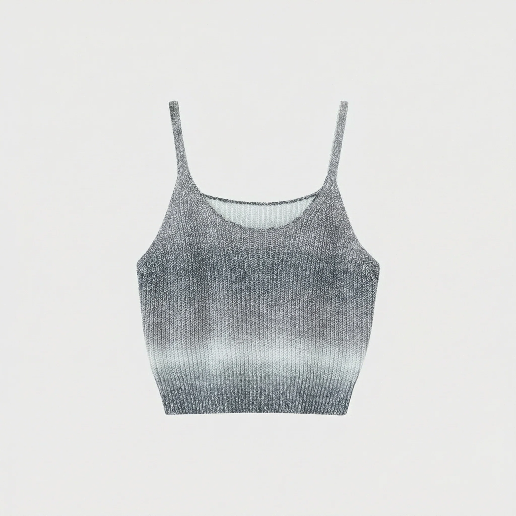 High Waist Knit Cardigan and Camisole Set - Image 8