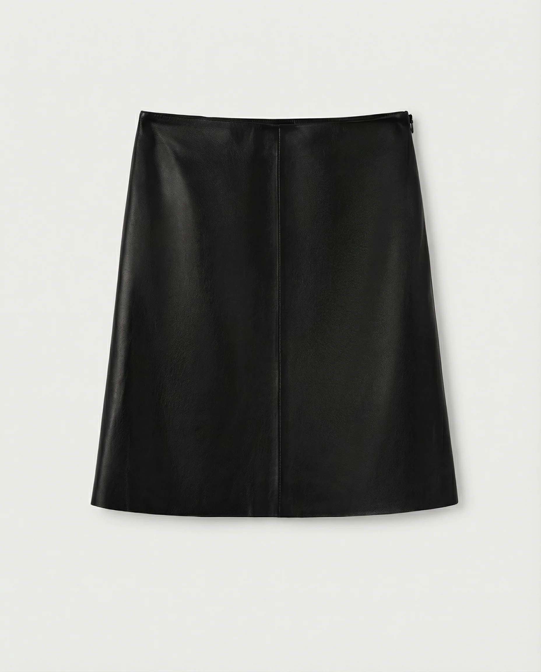 High-Waist Leather Skirt - Image 8