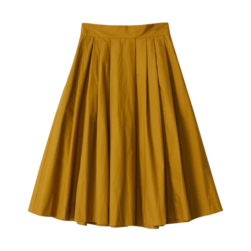 High-Waist Pleated Skirt - Image 3