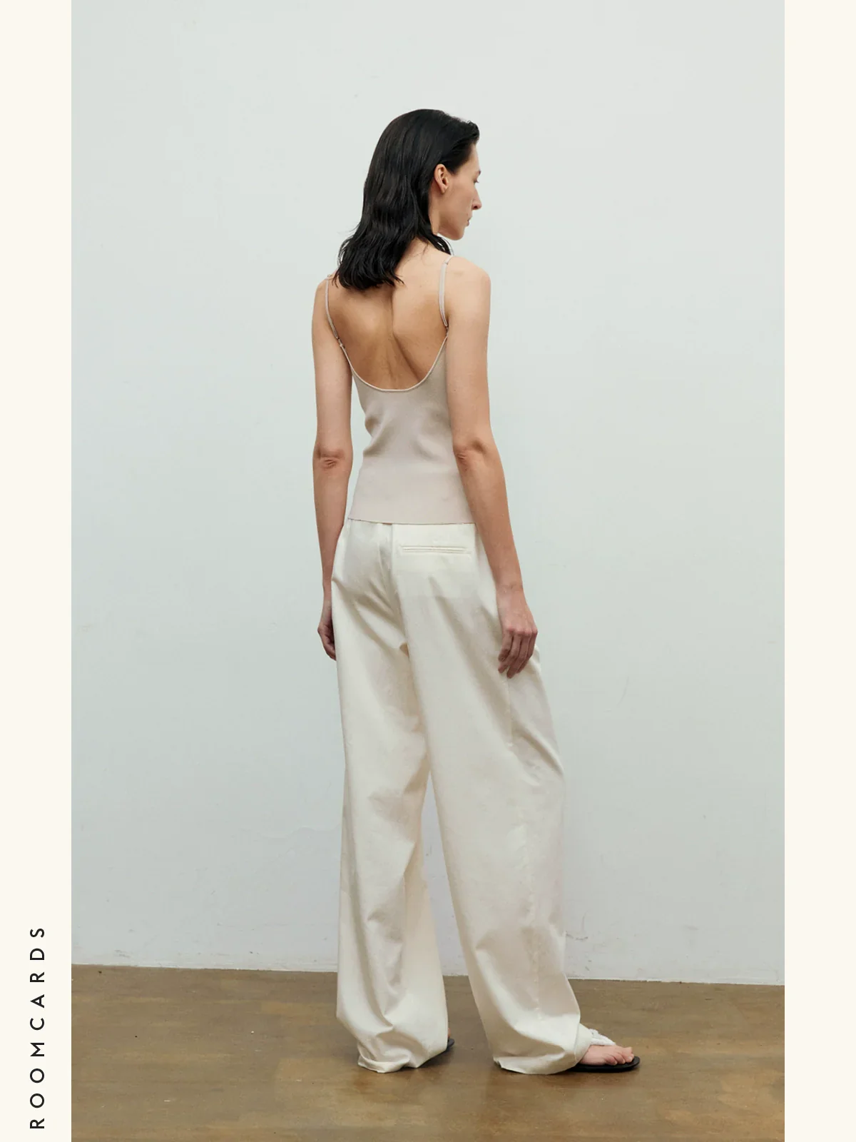 High-Waist White Trousers - Image 4