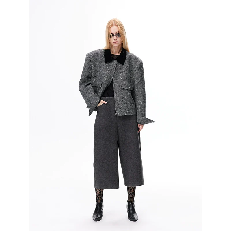 High-Waist Wide-Leg Culottes - Image 4