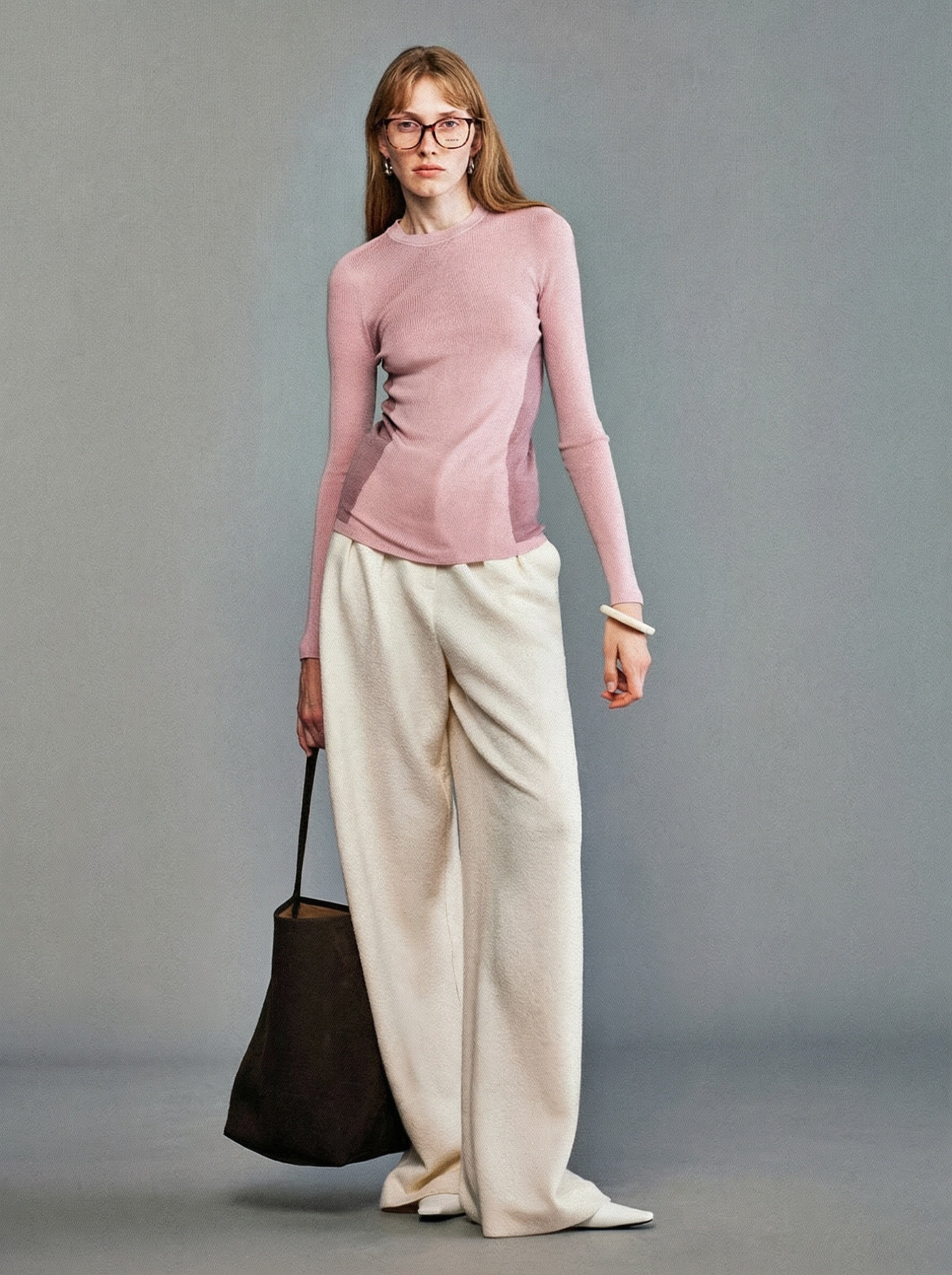 High-Waist Wide-Leg Trousers - Image 5