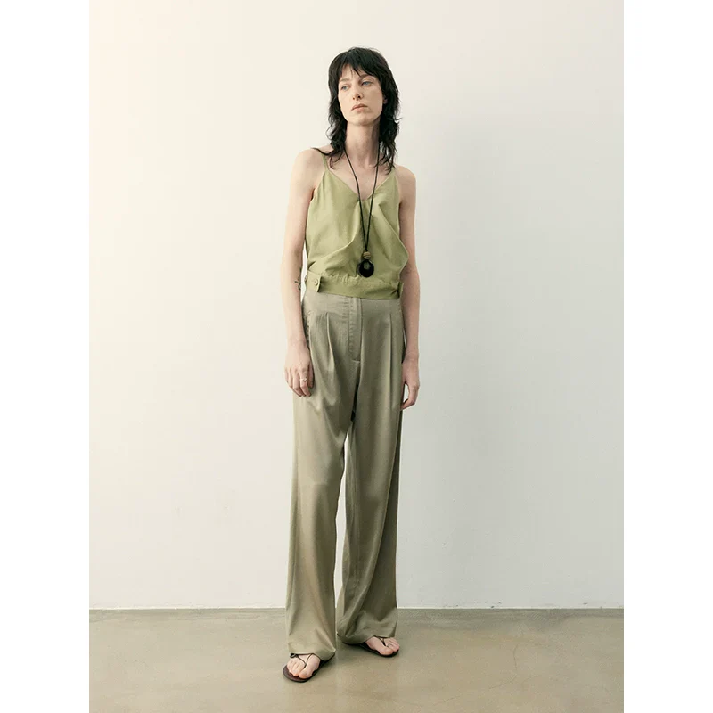 High-Waist Wide-Leg Trousers - Image 3