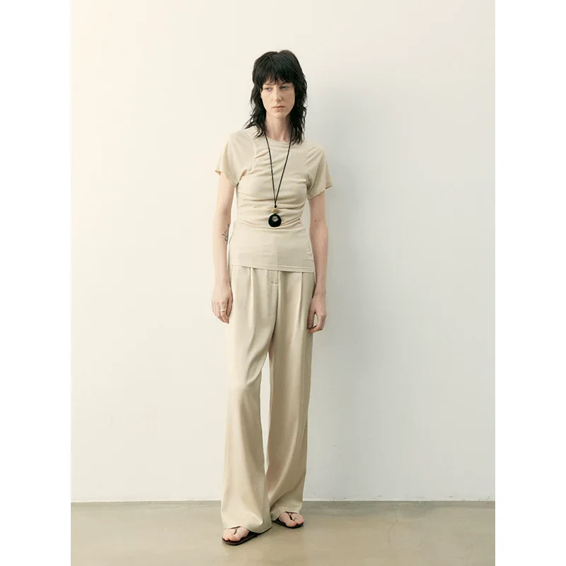 High-Waist Wide-Leg Trousers - Image 4