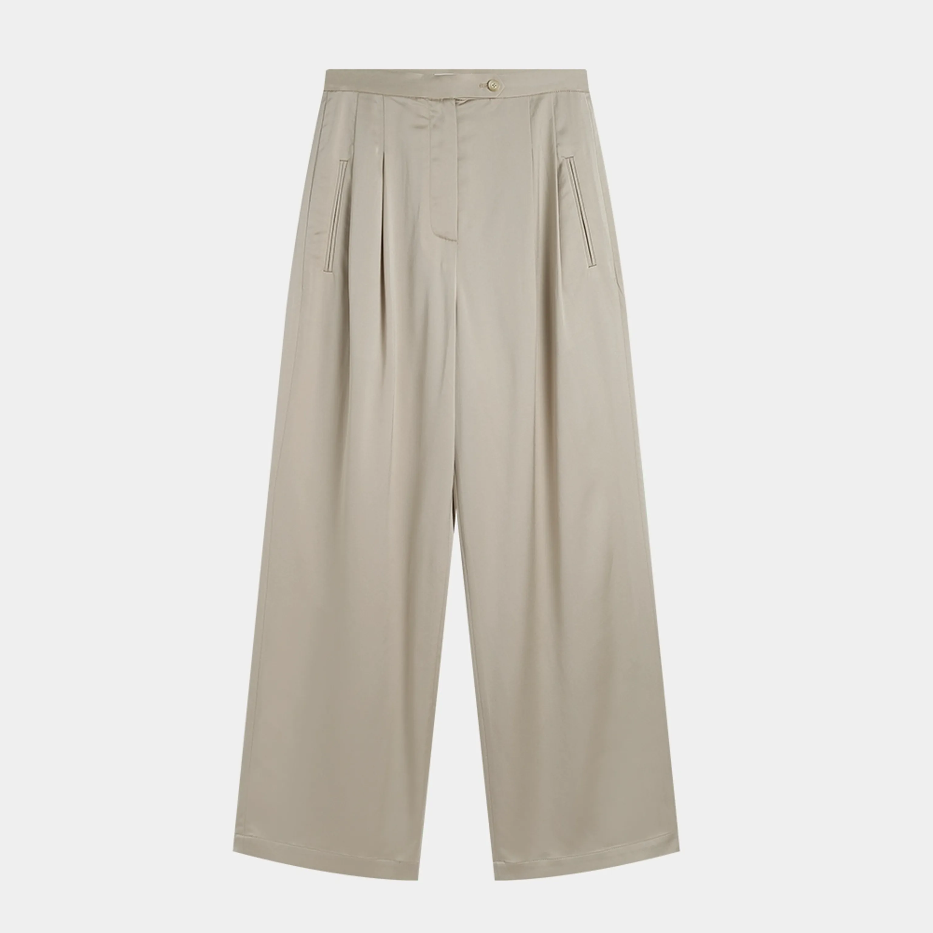 High-Waist Wide-Leg Trousers - Image 6