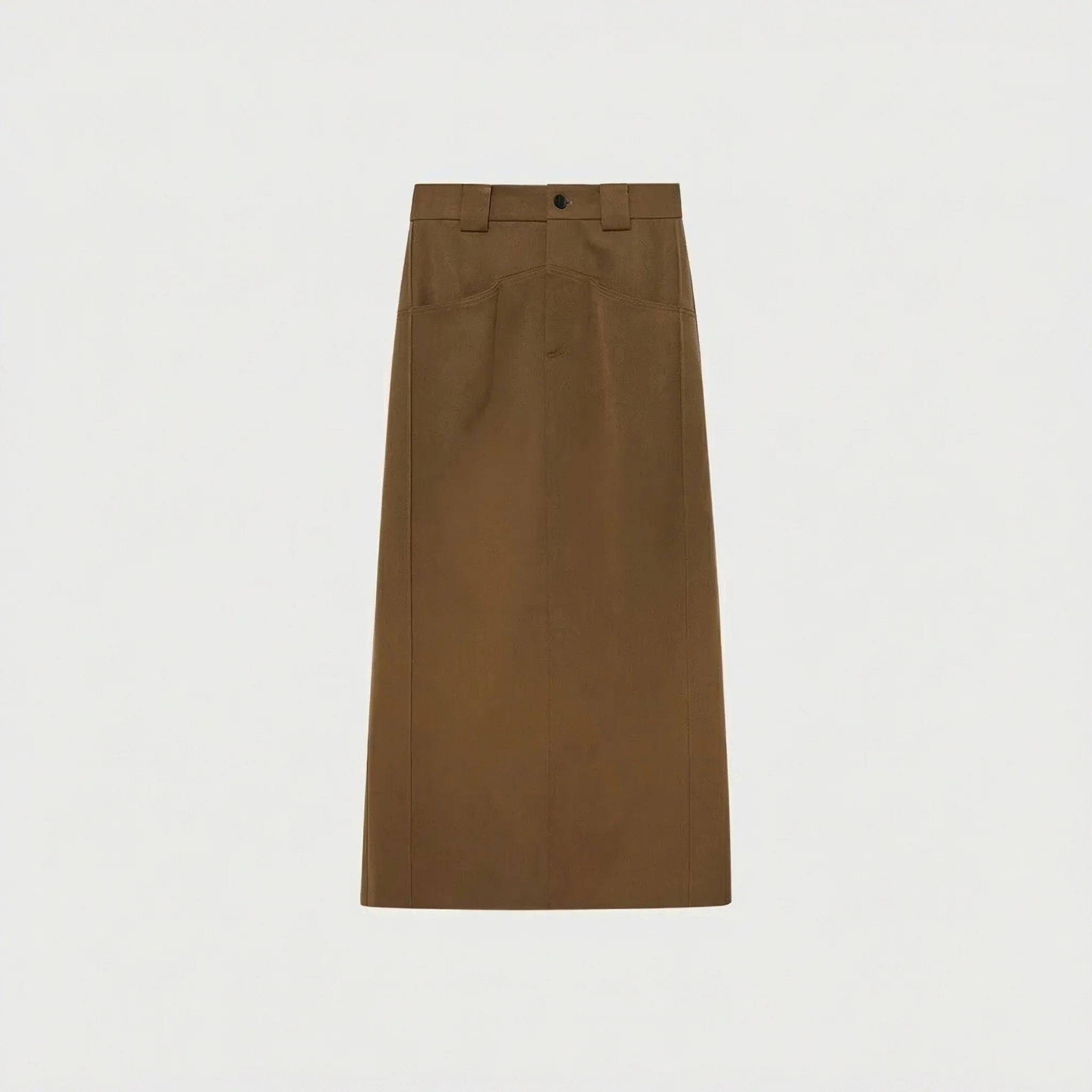 High-Waisted Brown Skirt - Image 6