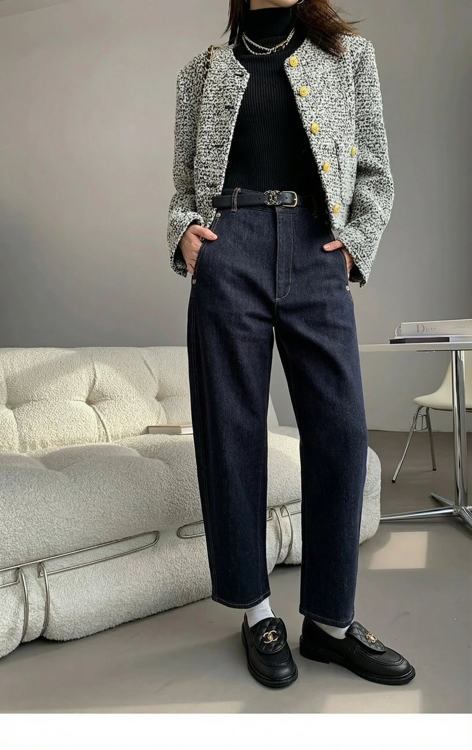 High-Waisted Chic Jeans - Image 3