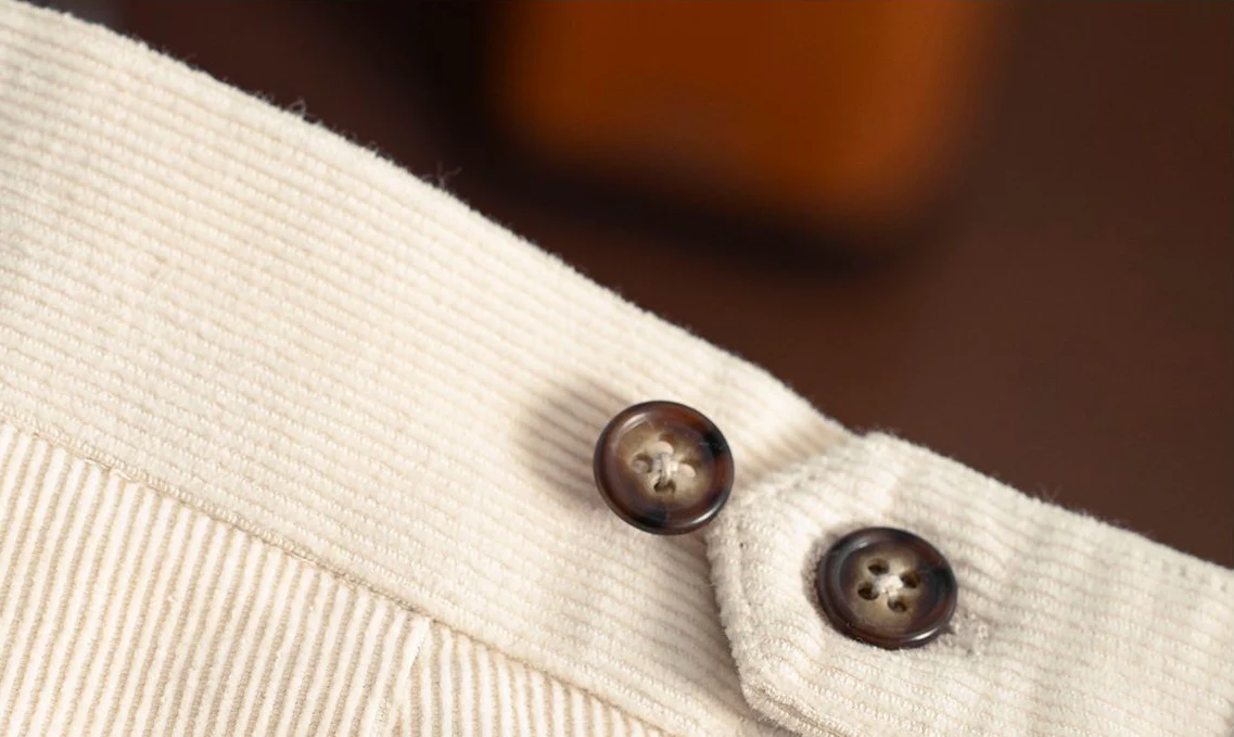 High-Waisted Corduroy Trousers - Image 12