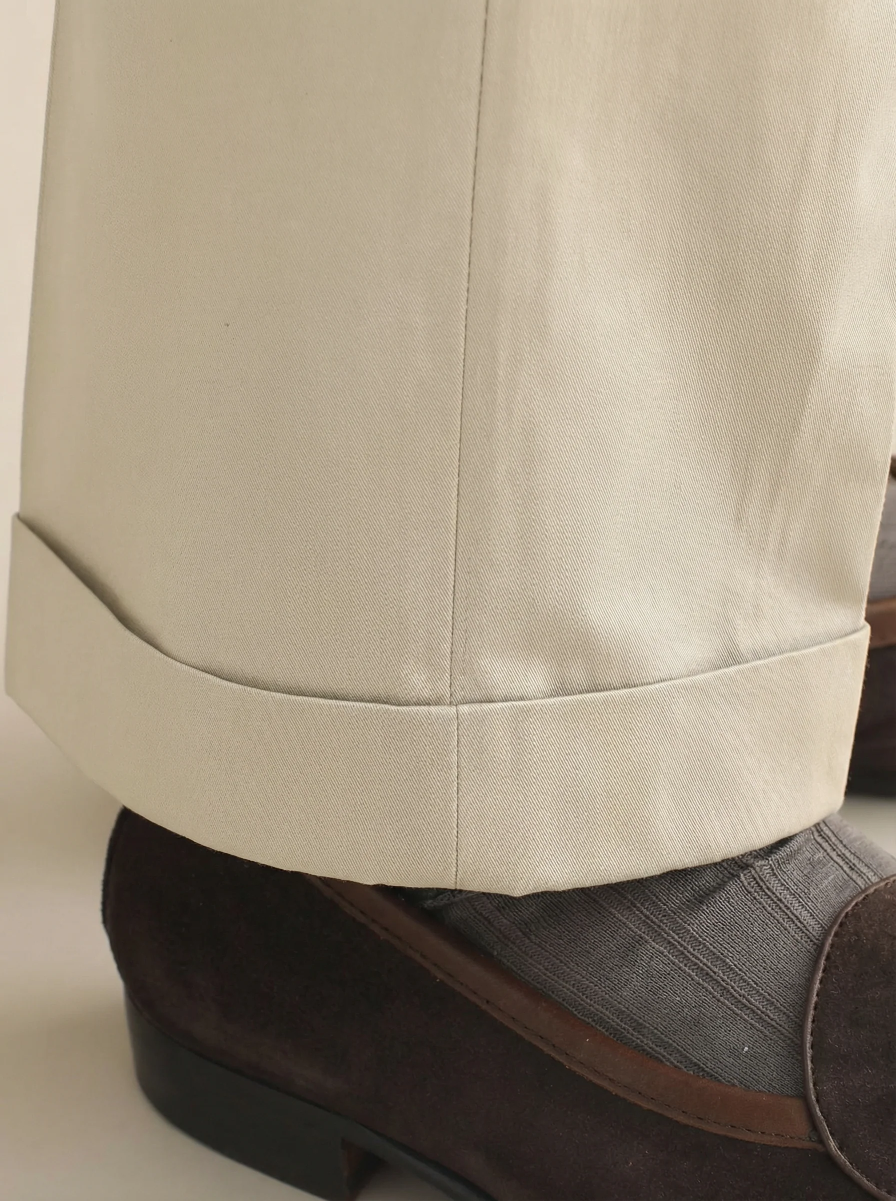 High-Waisted Pleated Trousers