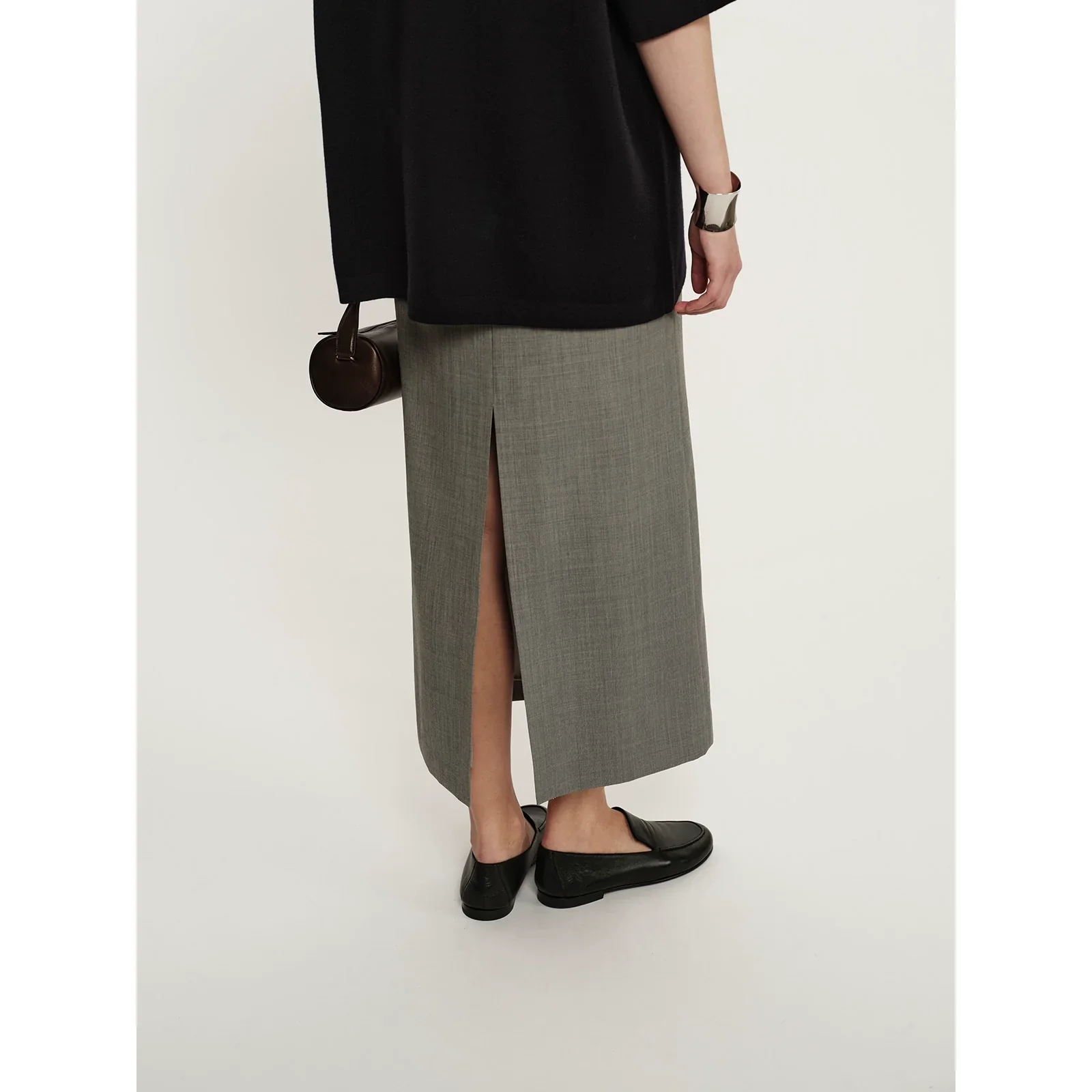 High-Waisted Straight Skirt - Image 4