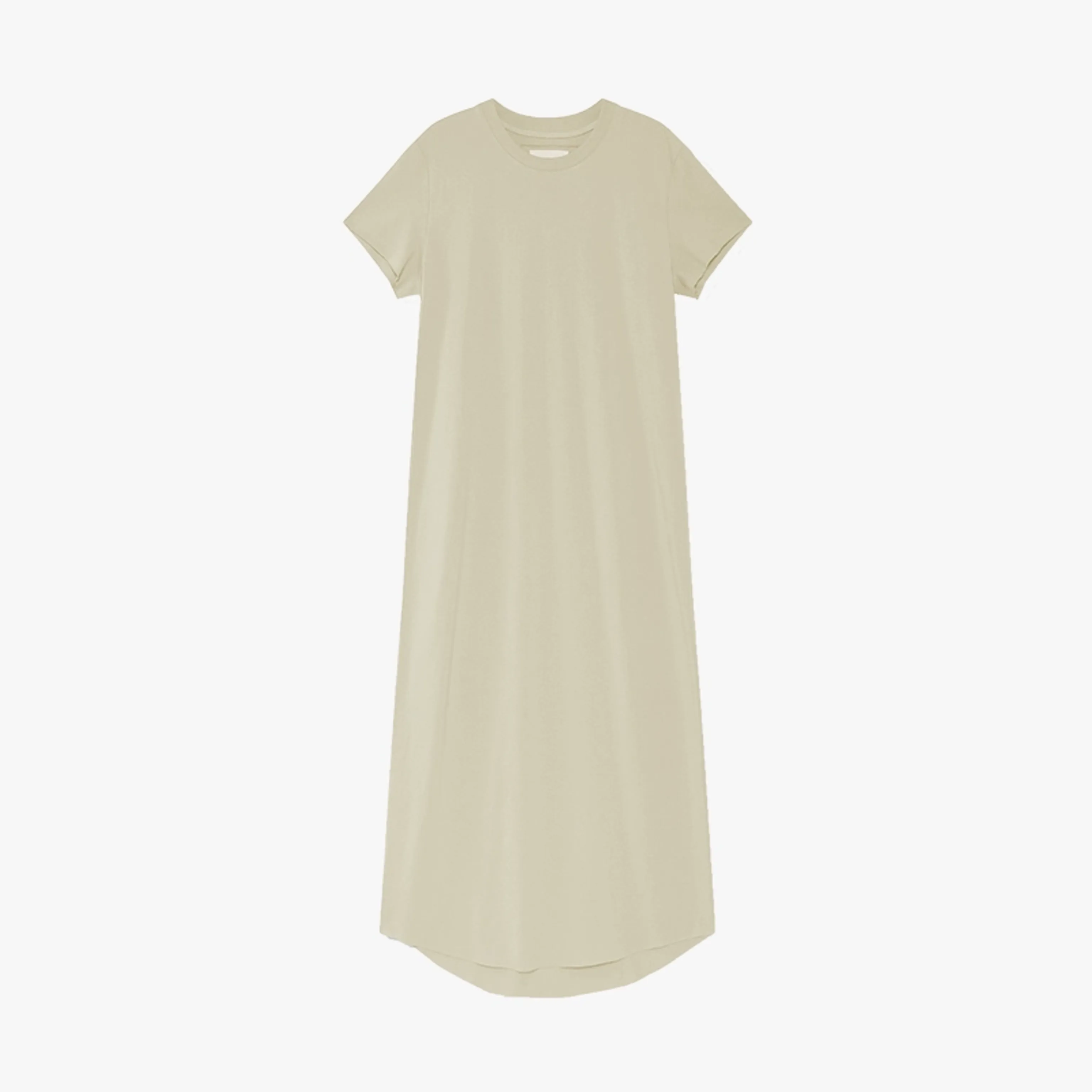 High-Weight Cotton T-Shirt Maxi Dress - Image 5