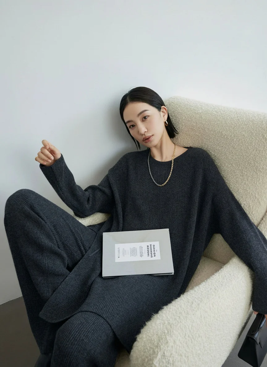 High-Weight Knit Suit - Image 8