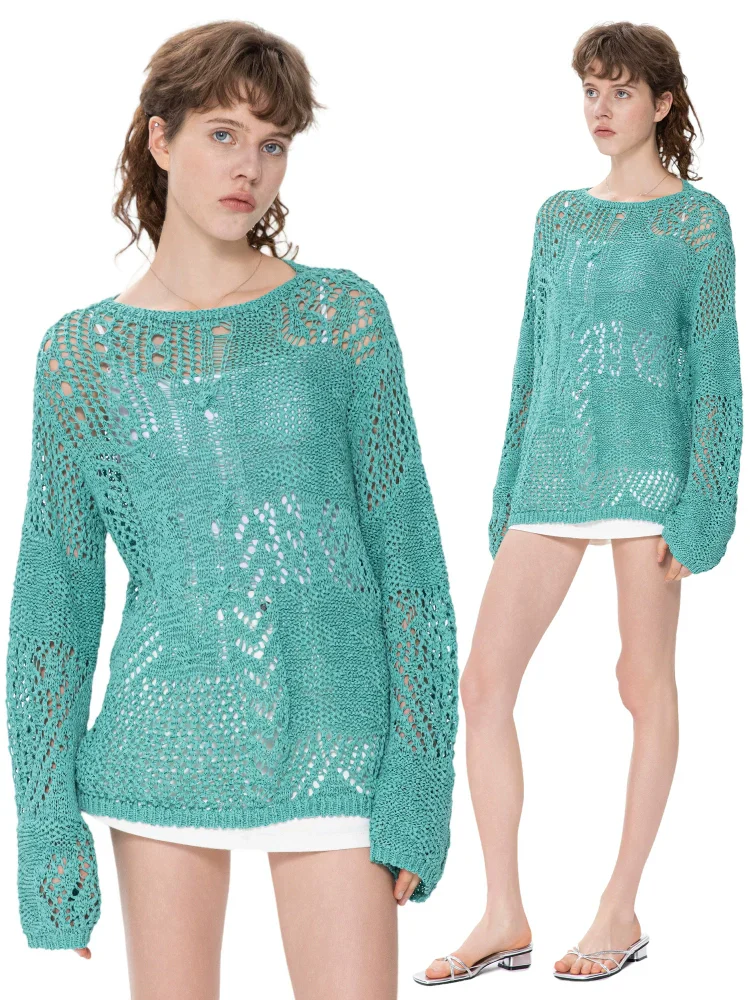 Hollow-Knit Pullover - Image 3