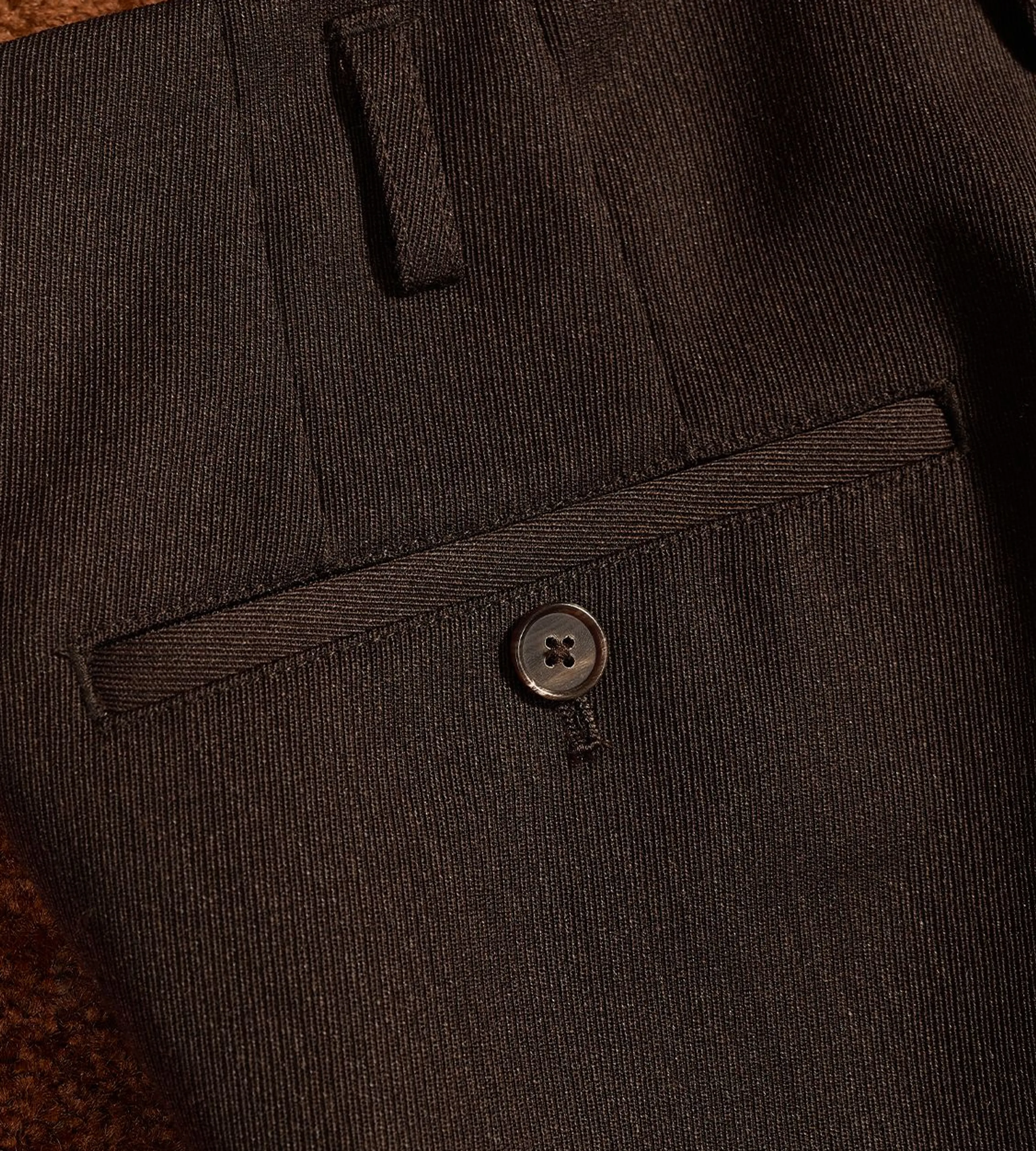 Hollywood Double-Pleat Wool Trousers - Image 3