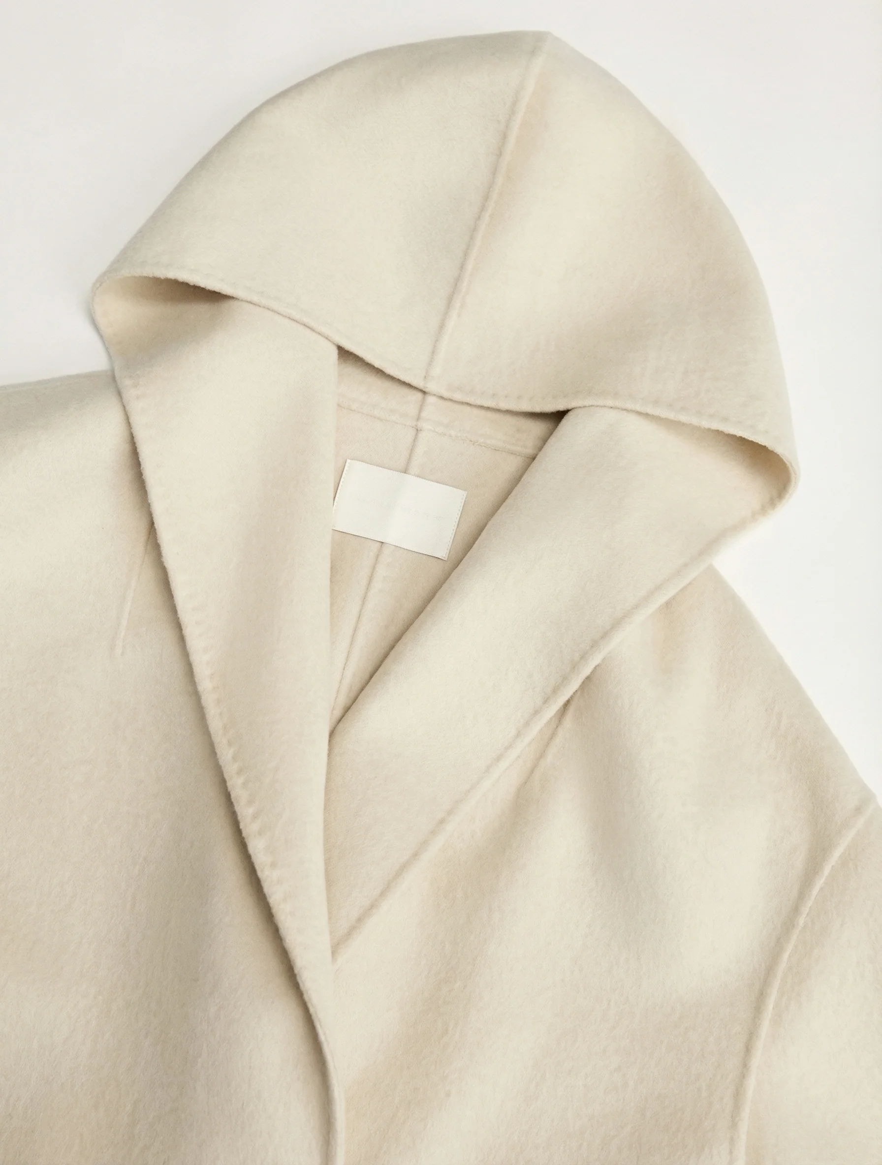 Hooded Cape Wool-Cashmere Coat - Image 8