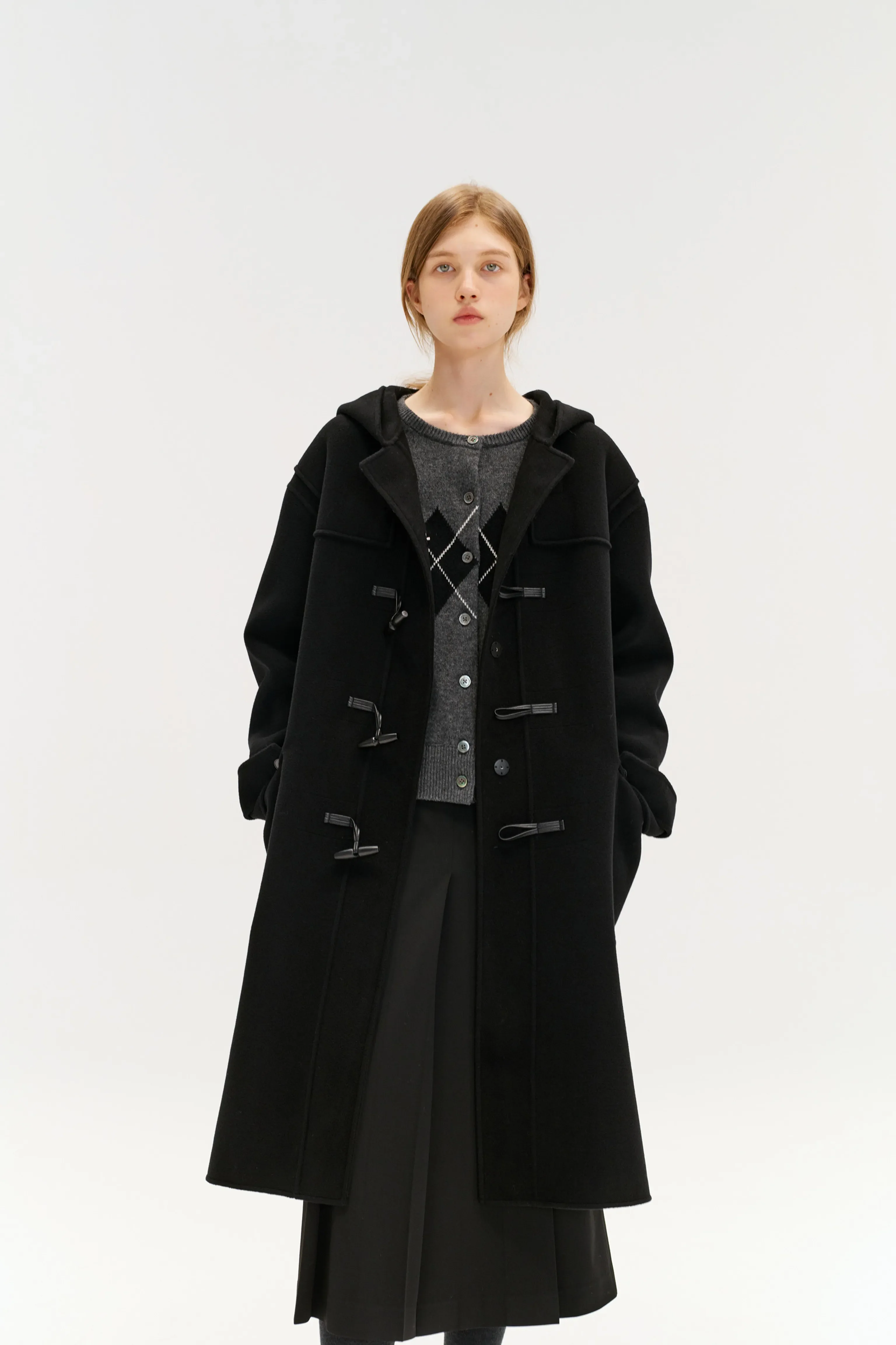 Hooded Duffle Coat - Image 4