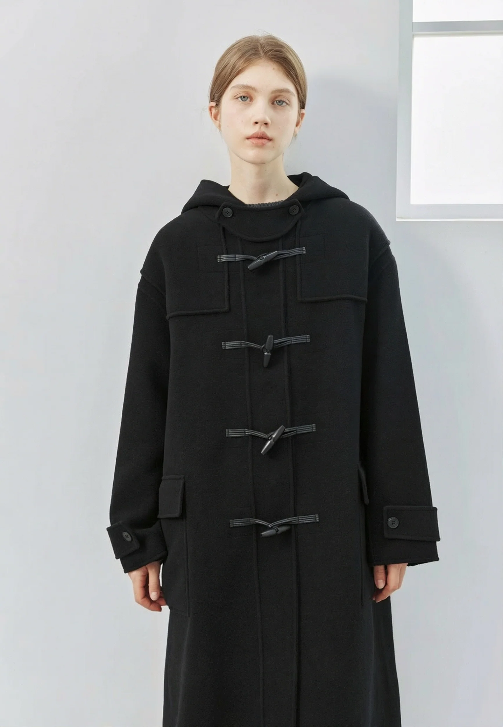 Hooded Duffle Coat - Image 6