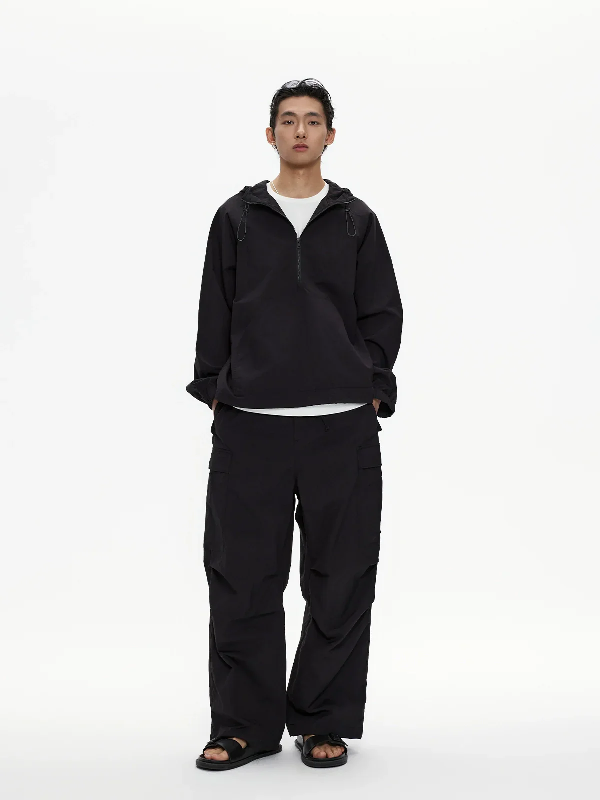Hooded Half-Zip Anorak - Image 4