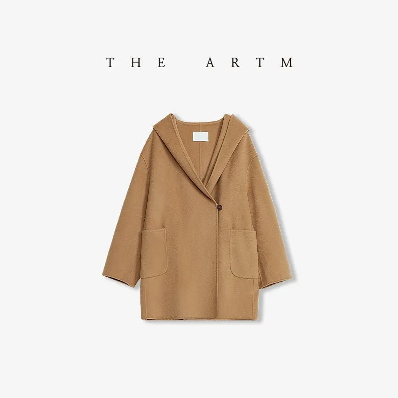 Hooded Long Coat - Image 2