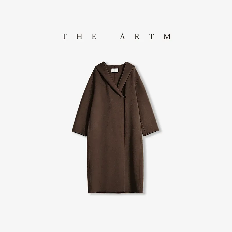 Hooded Long Coat - Image 3