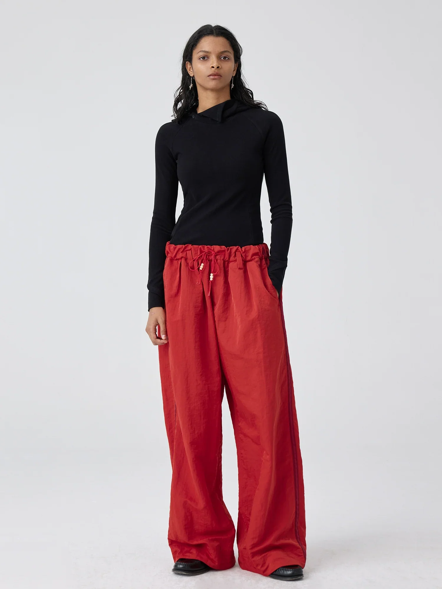 Hooded Slim Jersey Top - Image 5