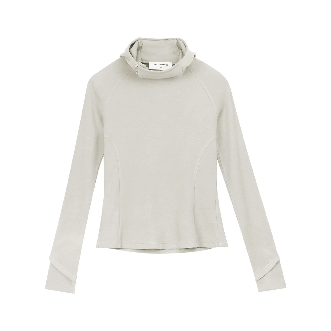 Hooded Slim Jersey Top - Image 9