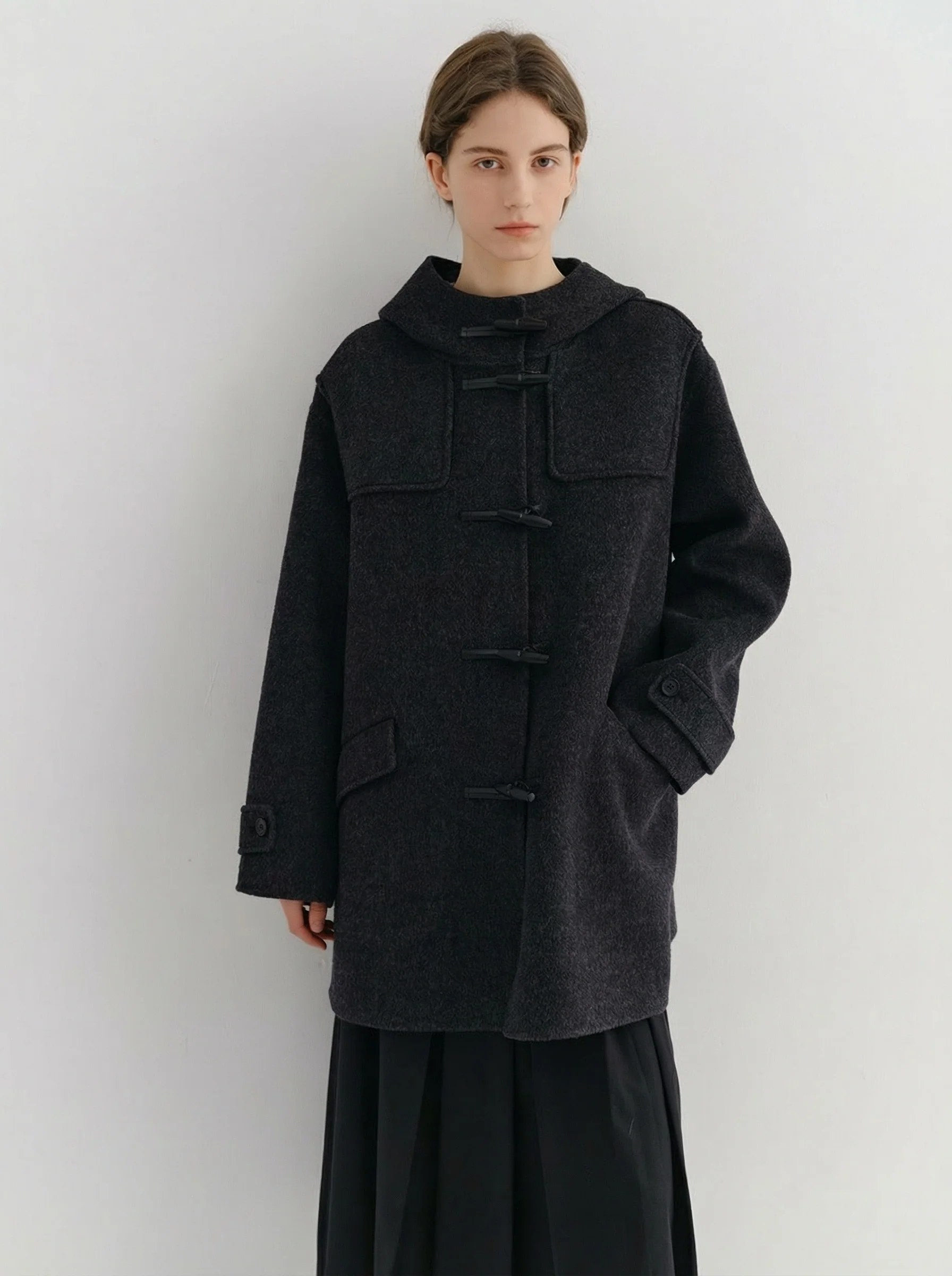 Hooded Toggle Coat - Image 3