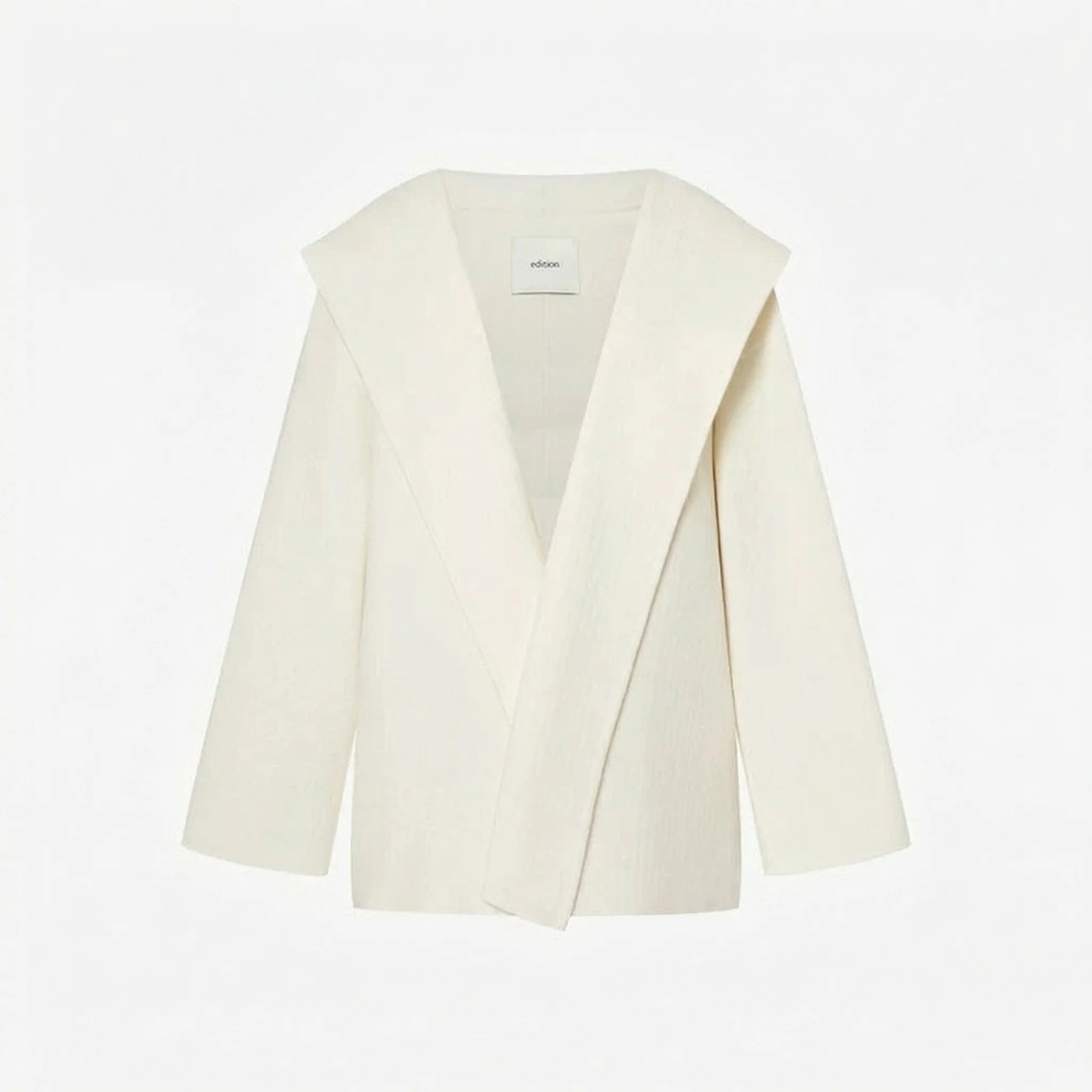 Hooded Wrap Coat - Image 6
