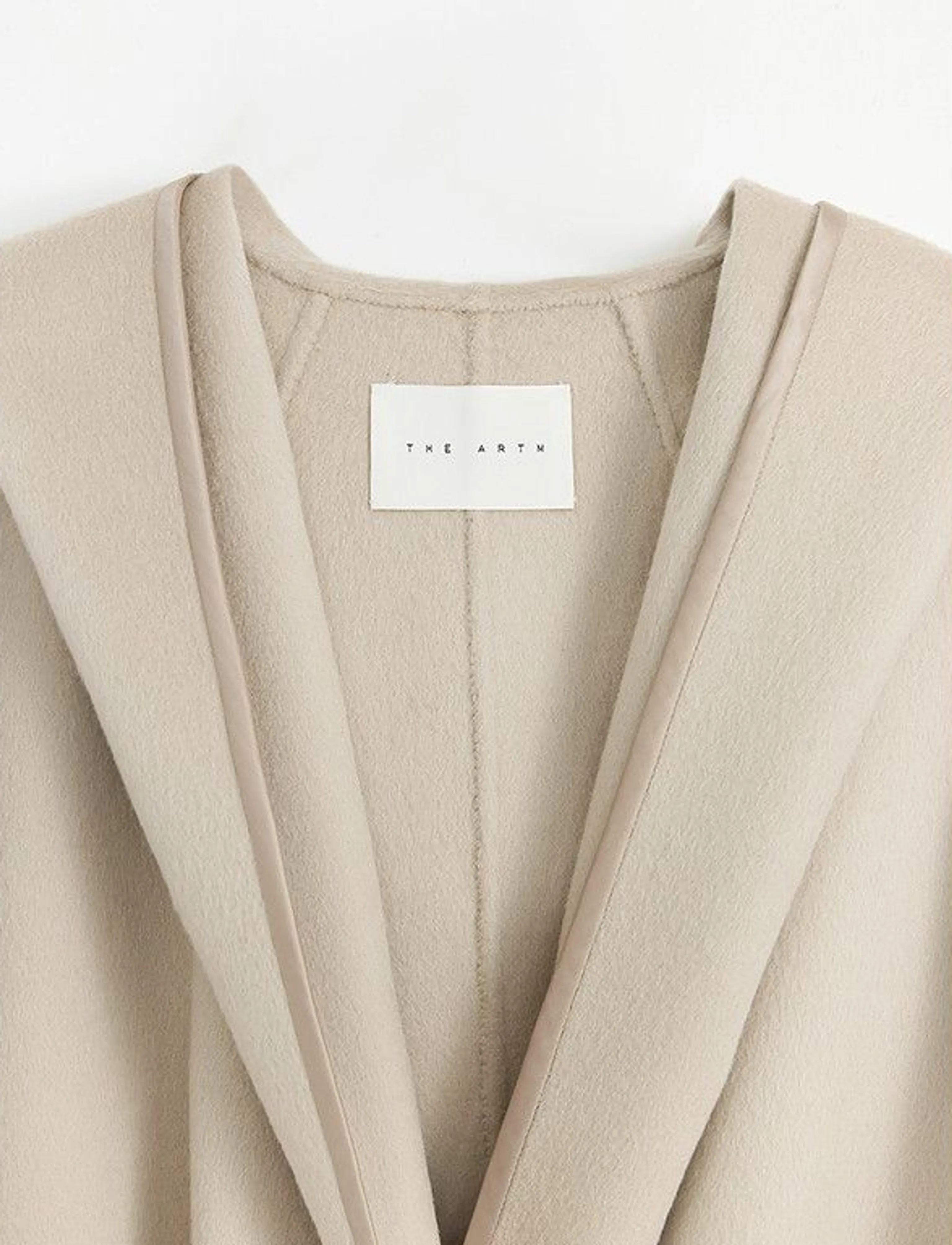 Hooded Wrap Coat - Image 6